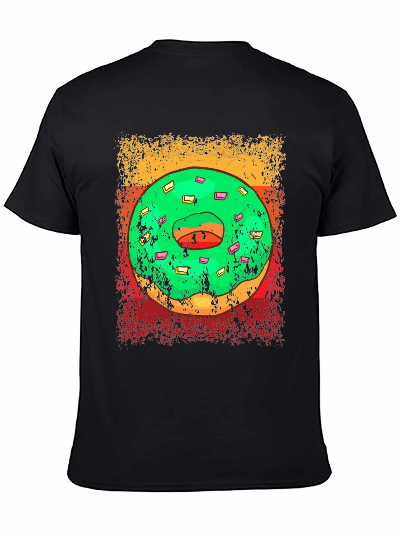 Donut Graphic Tee - Retro Style Donut Lover Shirt