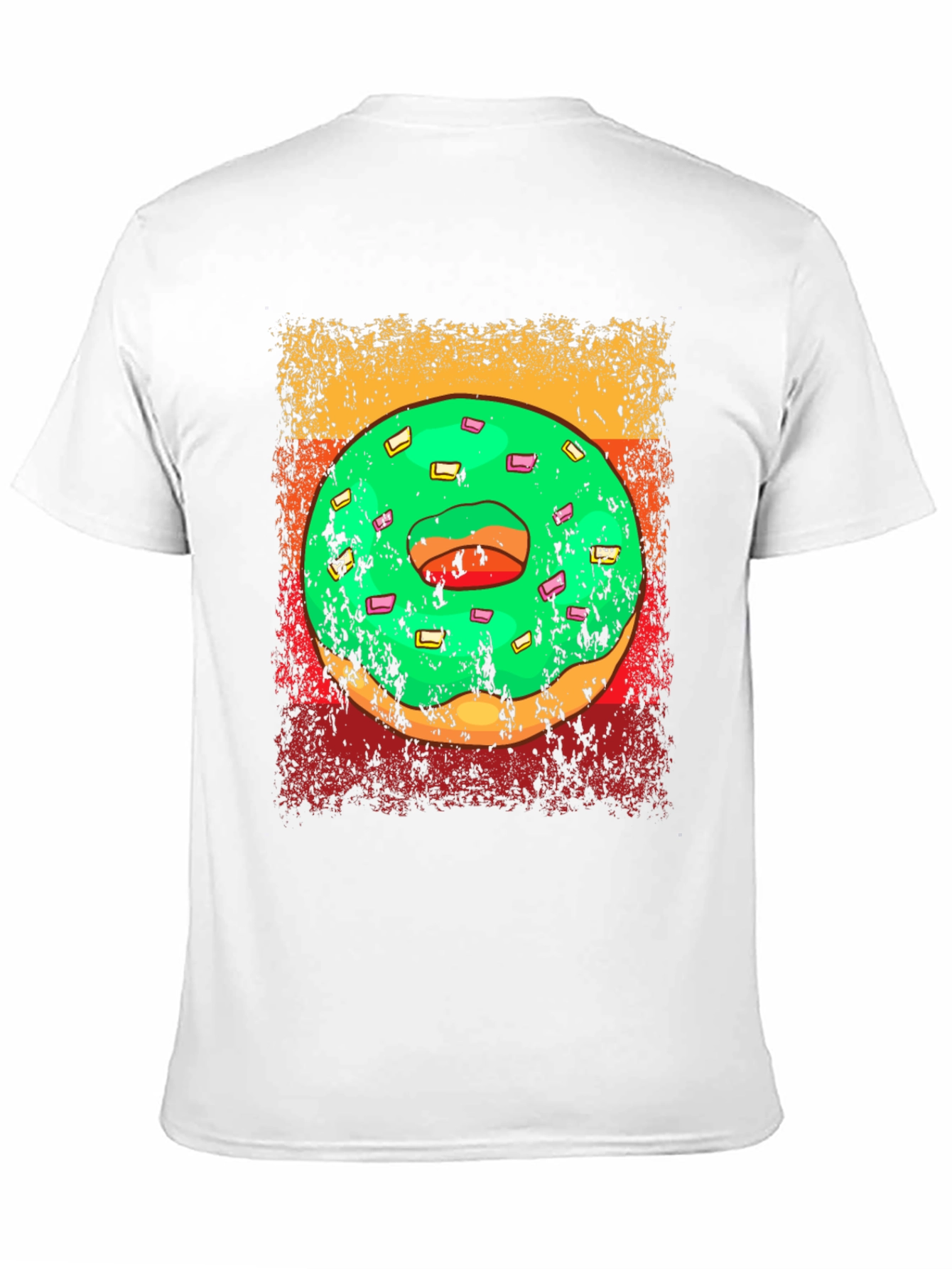 Donut Graphic Tee - Retro Style Donut Lover Shirt