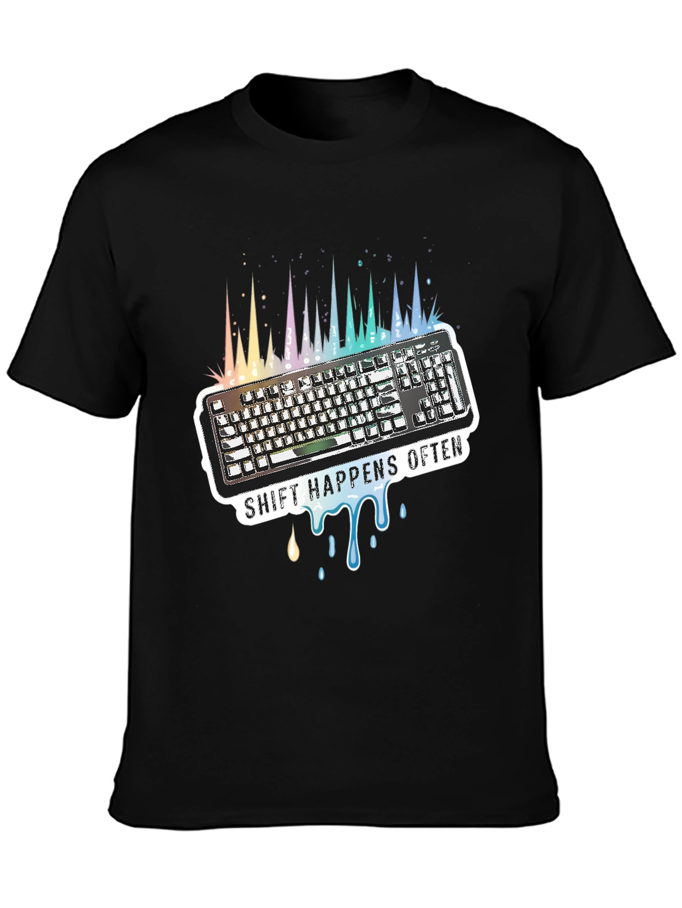 Shift Happens Often Keyboard T-Shirt