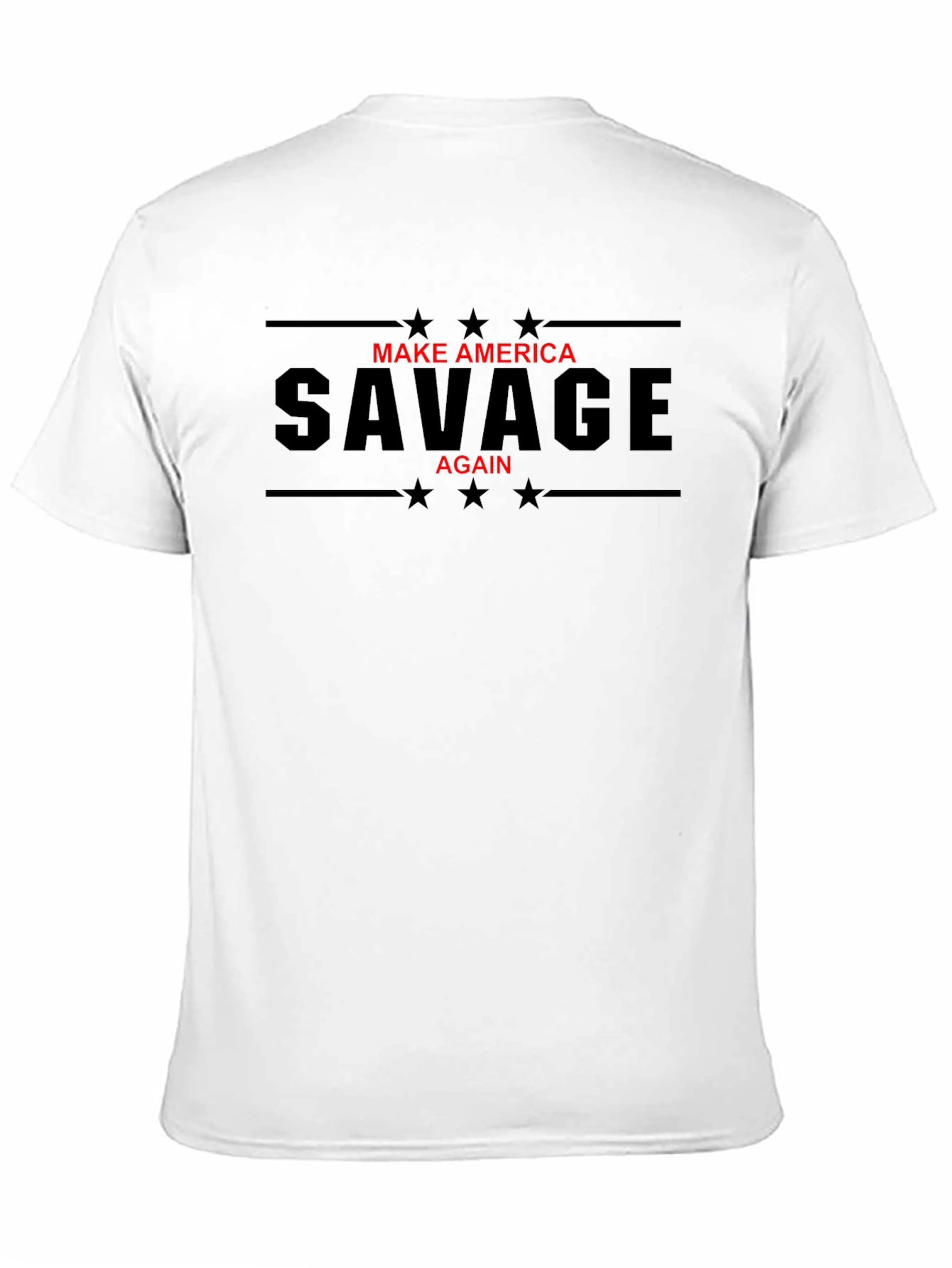 Make America Savage Again Graphic Tee - Black