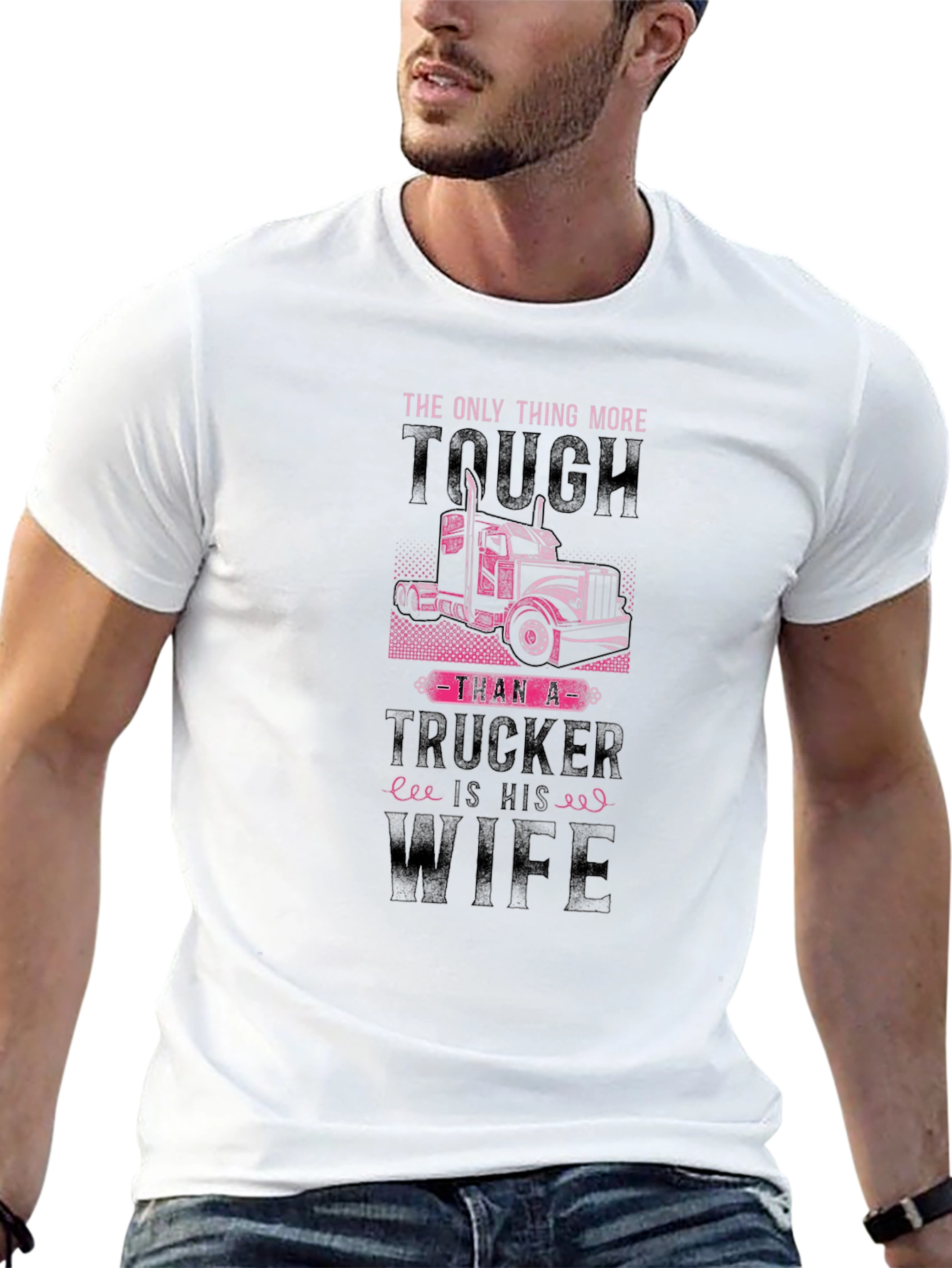Tough Trucker Wife Graphic Tee