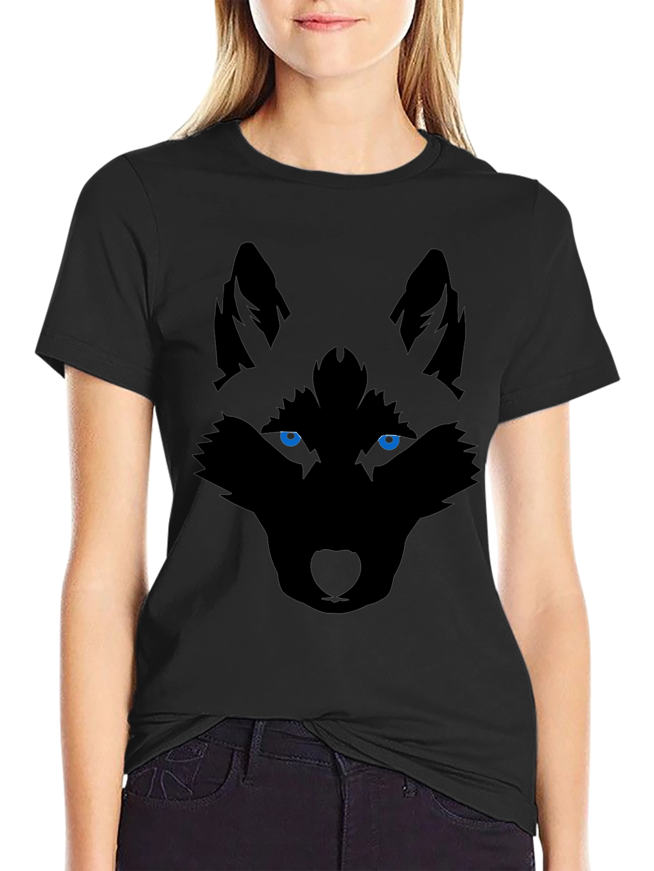 Wolf Graphic T-Shirt - Bold Animal Print