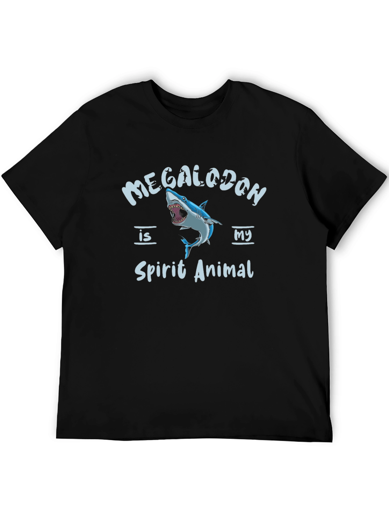 Megalodon Spirit Animal Graphic T-Shirt