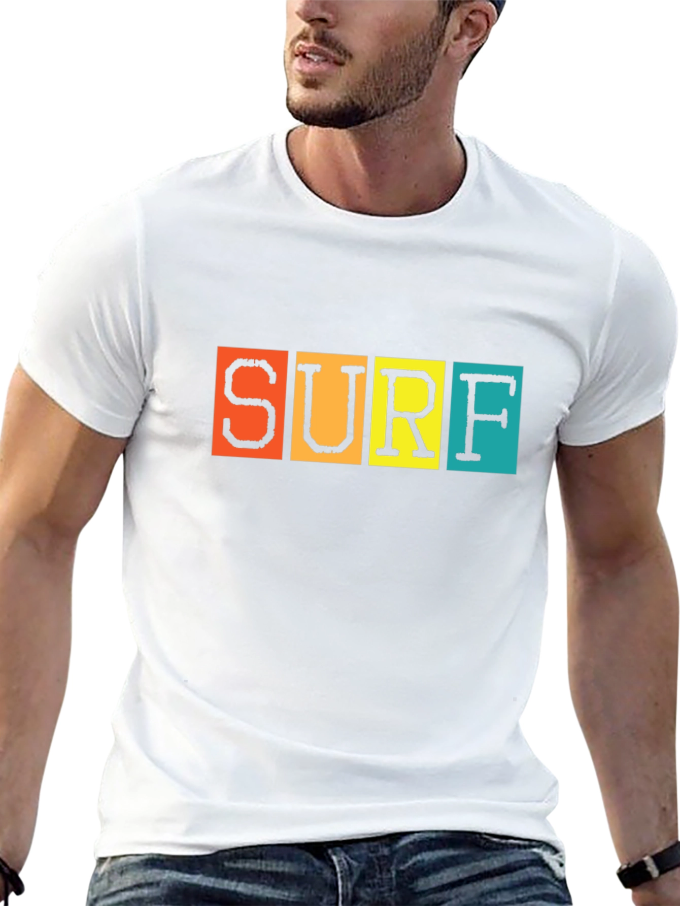 Surf Graphic T-Shirt - Black