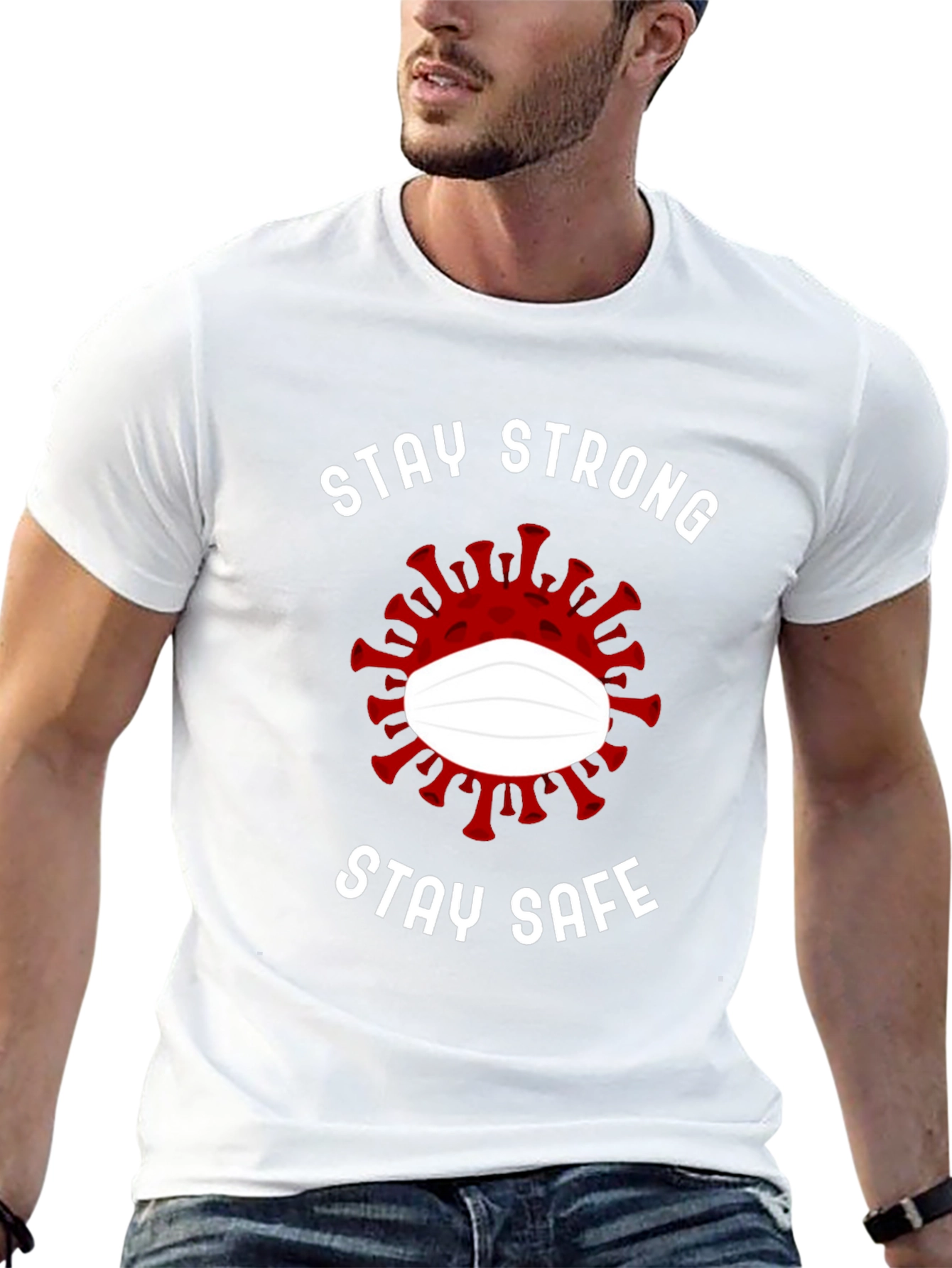 Stay Strong Stay Safe Graphic Tee