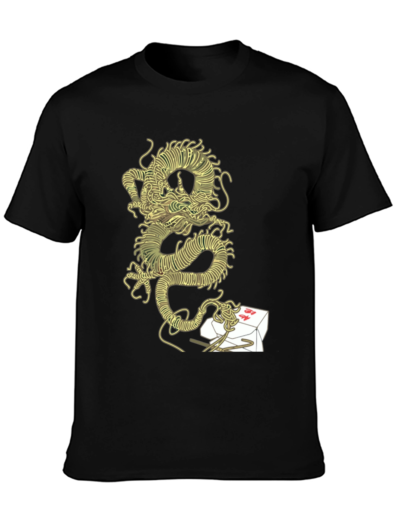 Dragon Noodles Graphic T-Shirt - Unique Design
