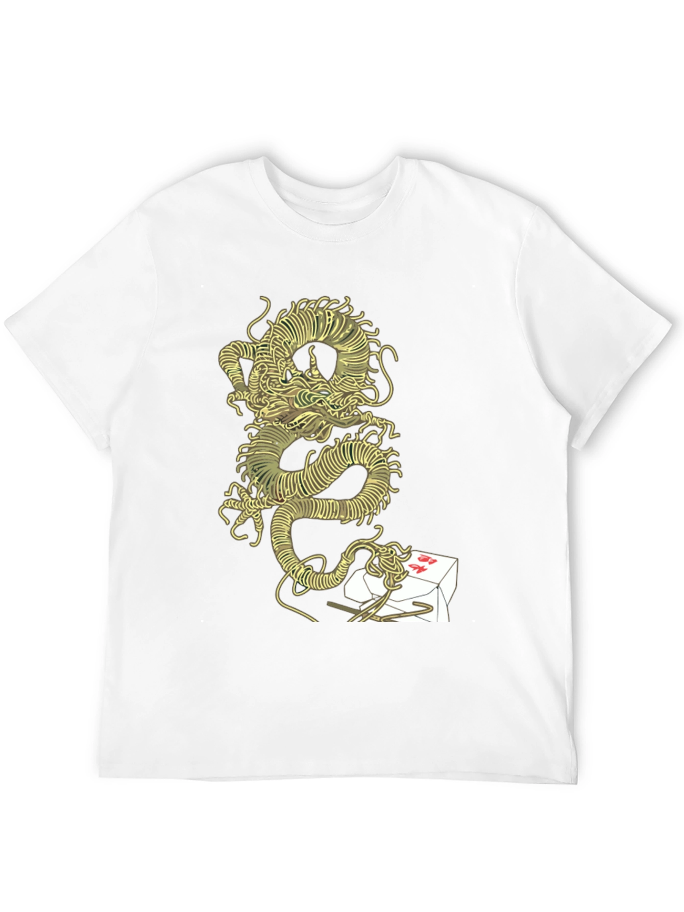 Dragon Noodles Graphic T-Shirt - Unique Design