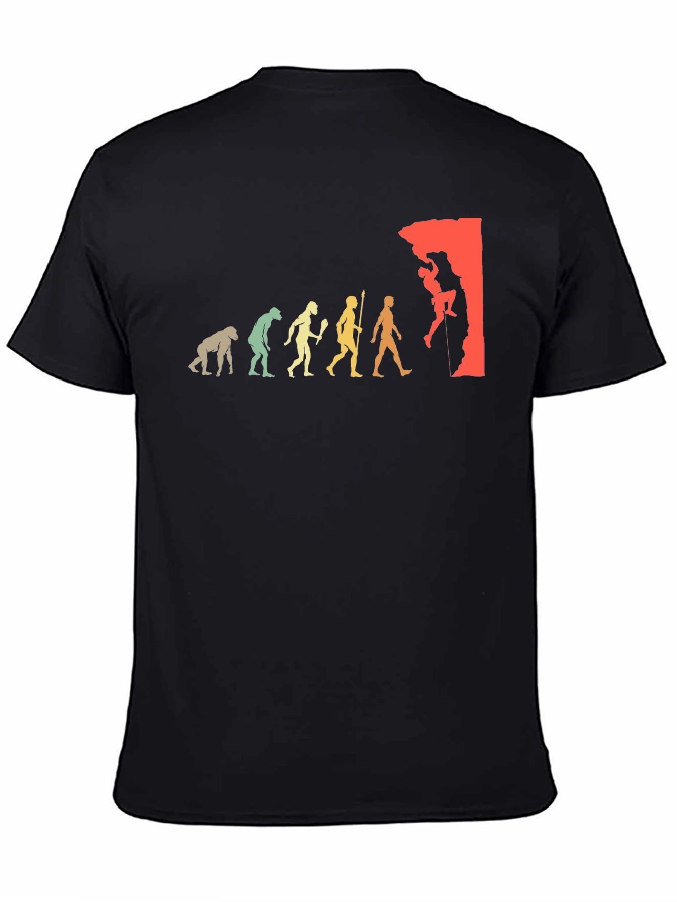 Climbing Evolution Graphic T-Shirt - Rock Climbing Tee