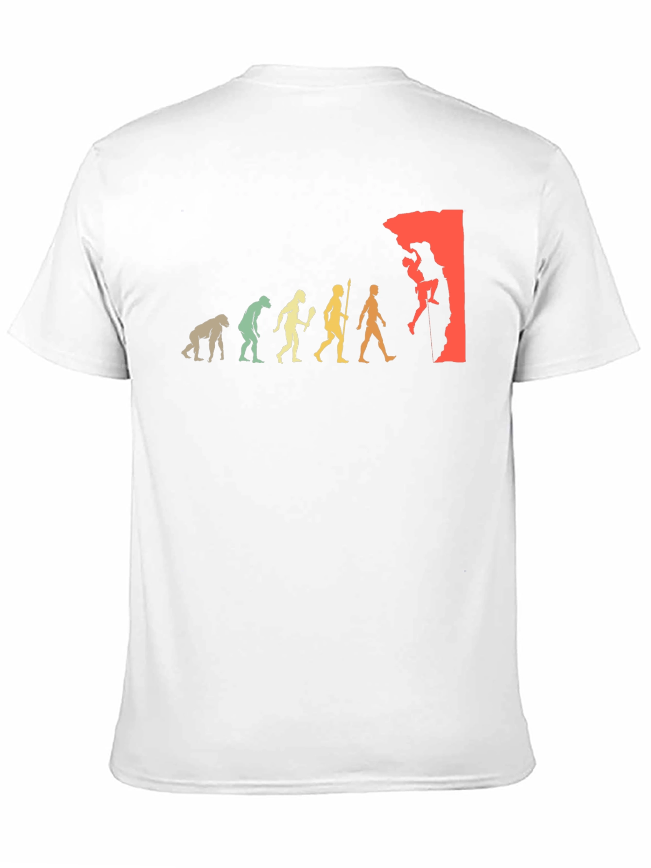 Climbing Evolution Graphic T-Shirt - Rock Climbing Tee
