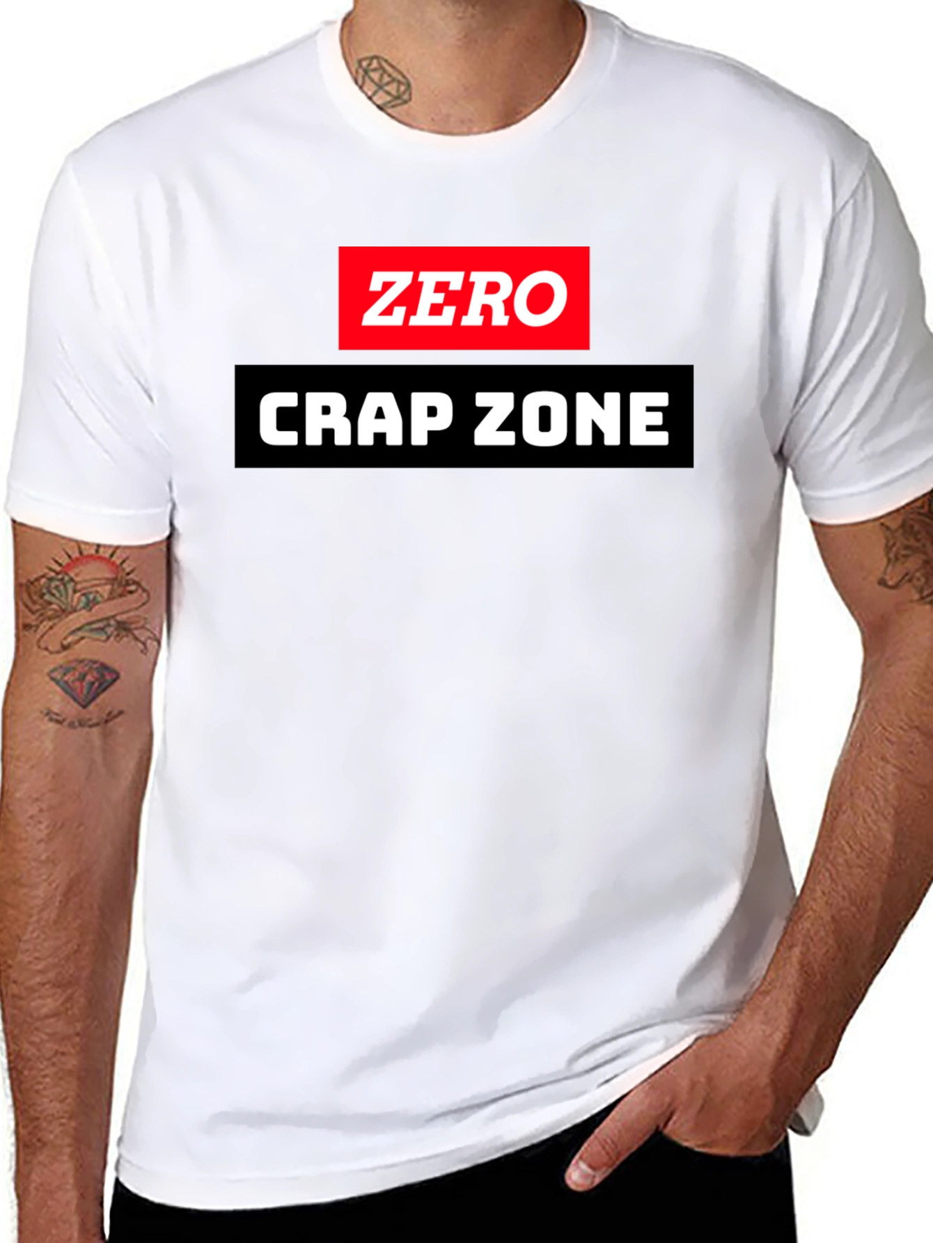 Zero Crap Zone Graphic T-Shirt