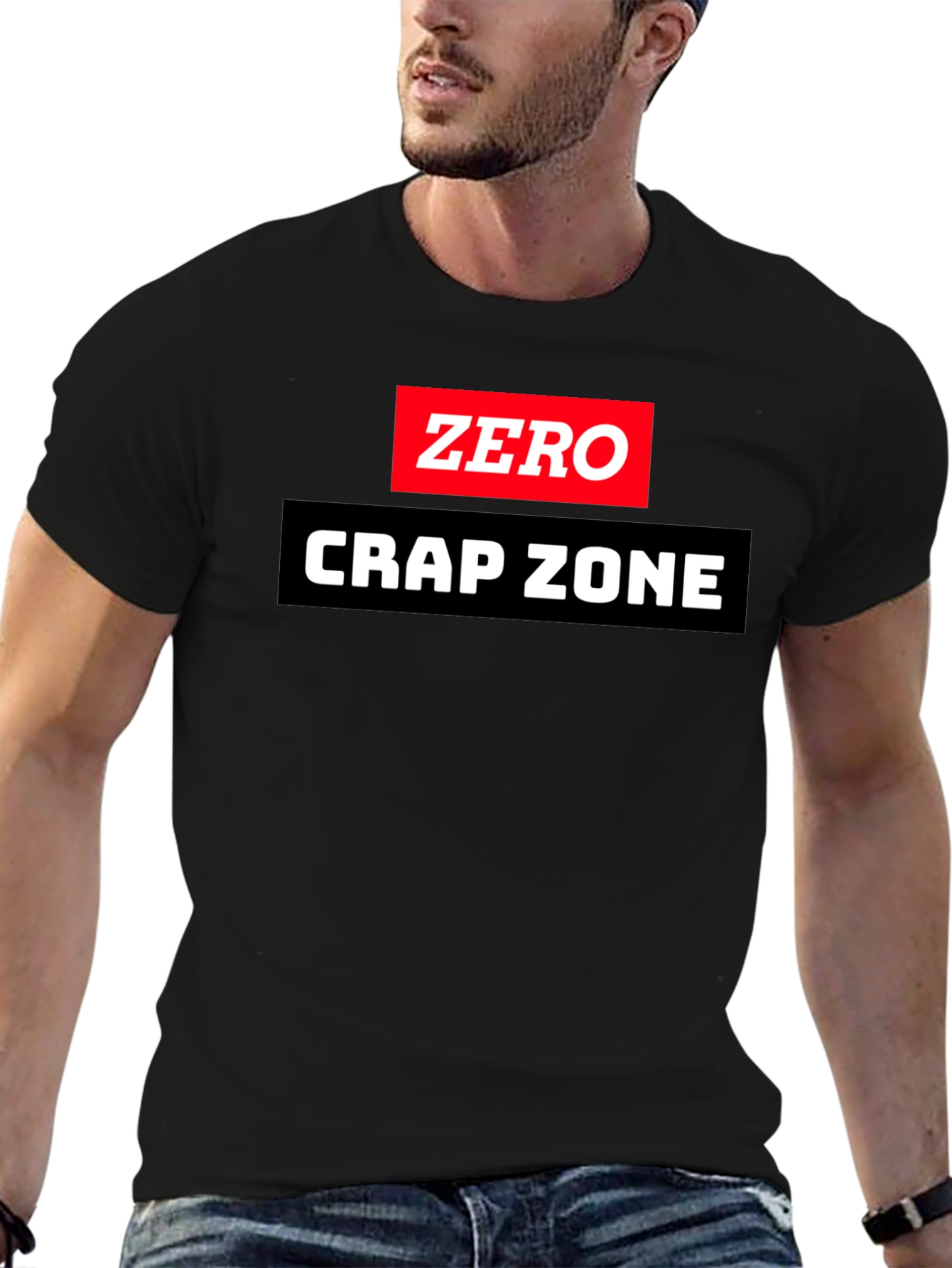 Zero Crap Zone Graphic T-Shirt