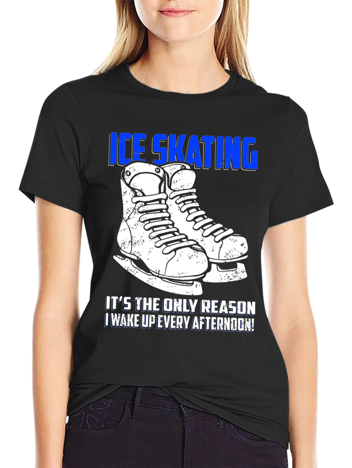 Ice Skating T-Shirt: Wake Up Every Afternoon!