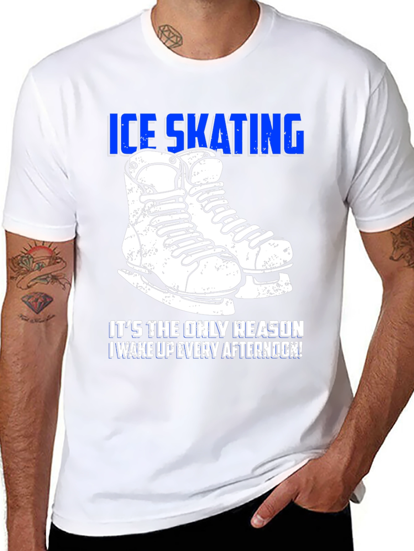 Ice Skating T-Shirt: Wake Up Every Afternoon!