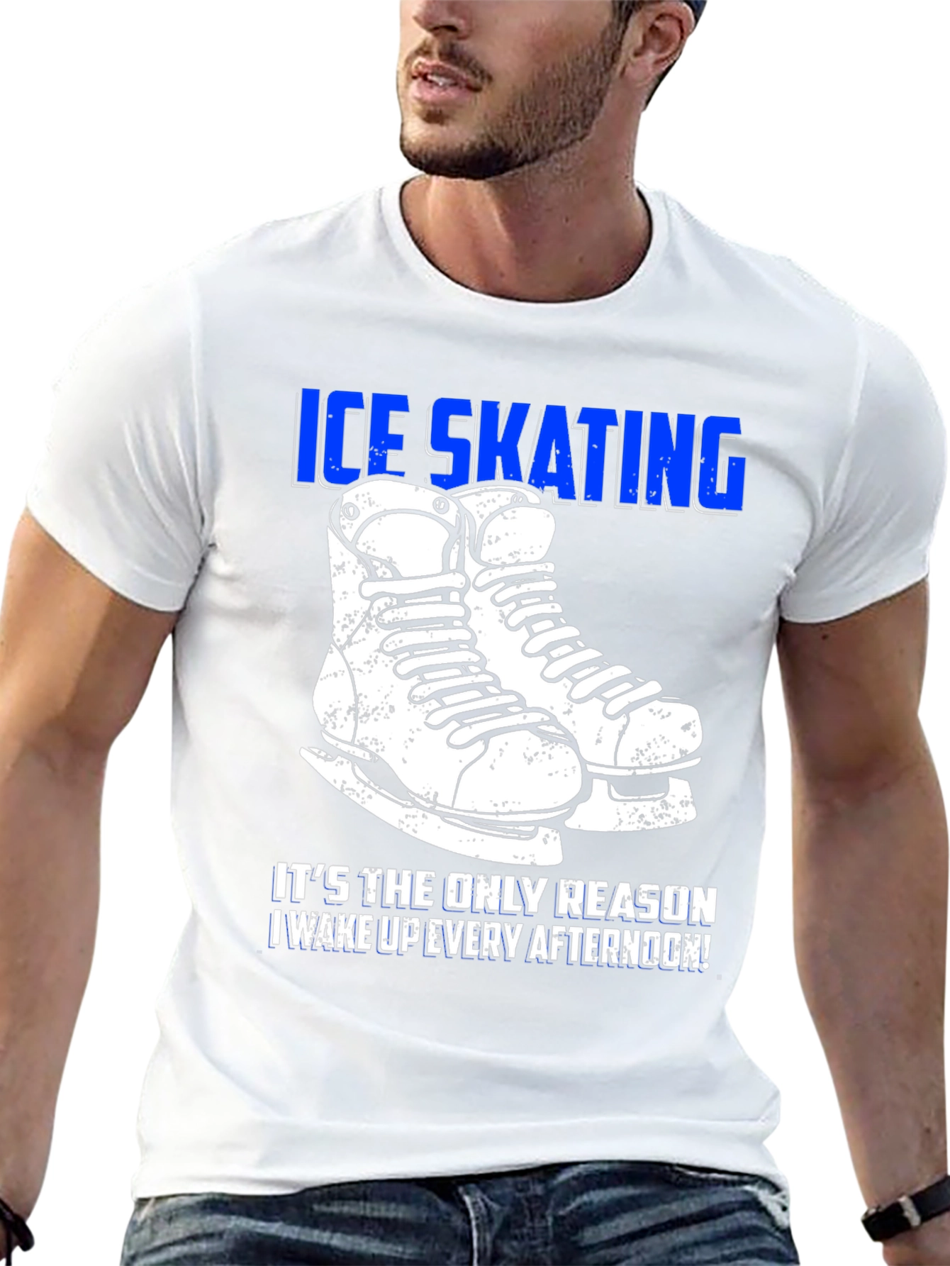 Ice Skating T-Shirt: Wake Up Every Afternoon!