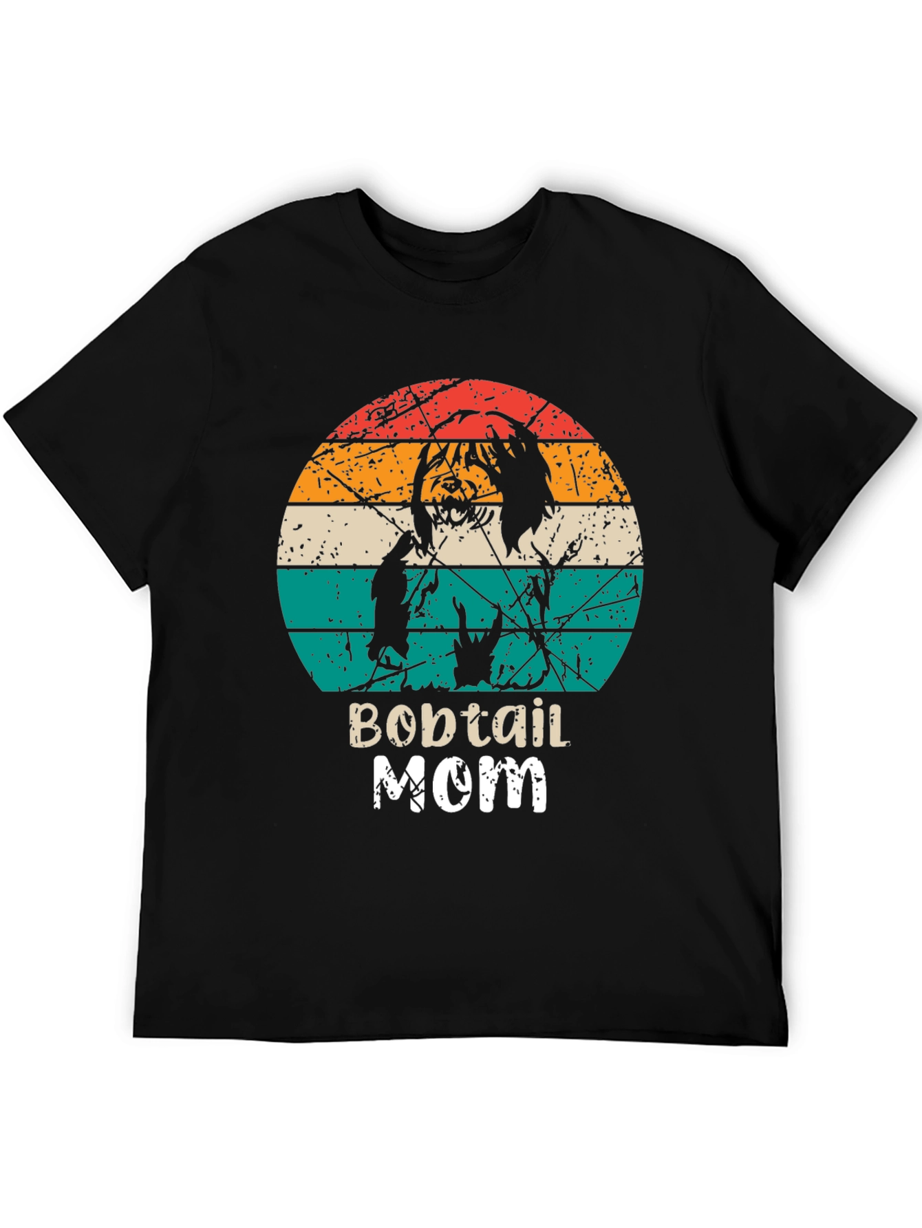 Bobtail Mom Retro T-Shirt