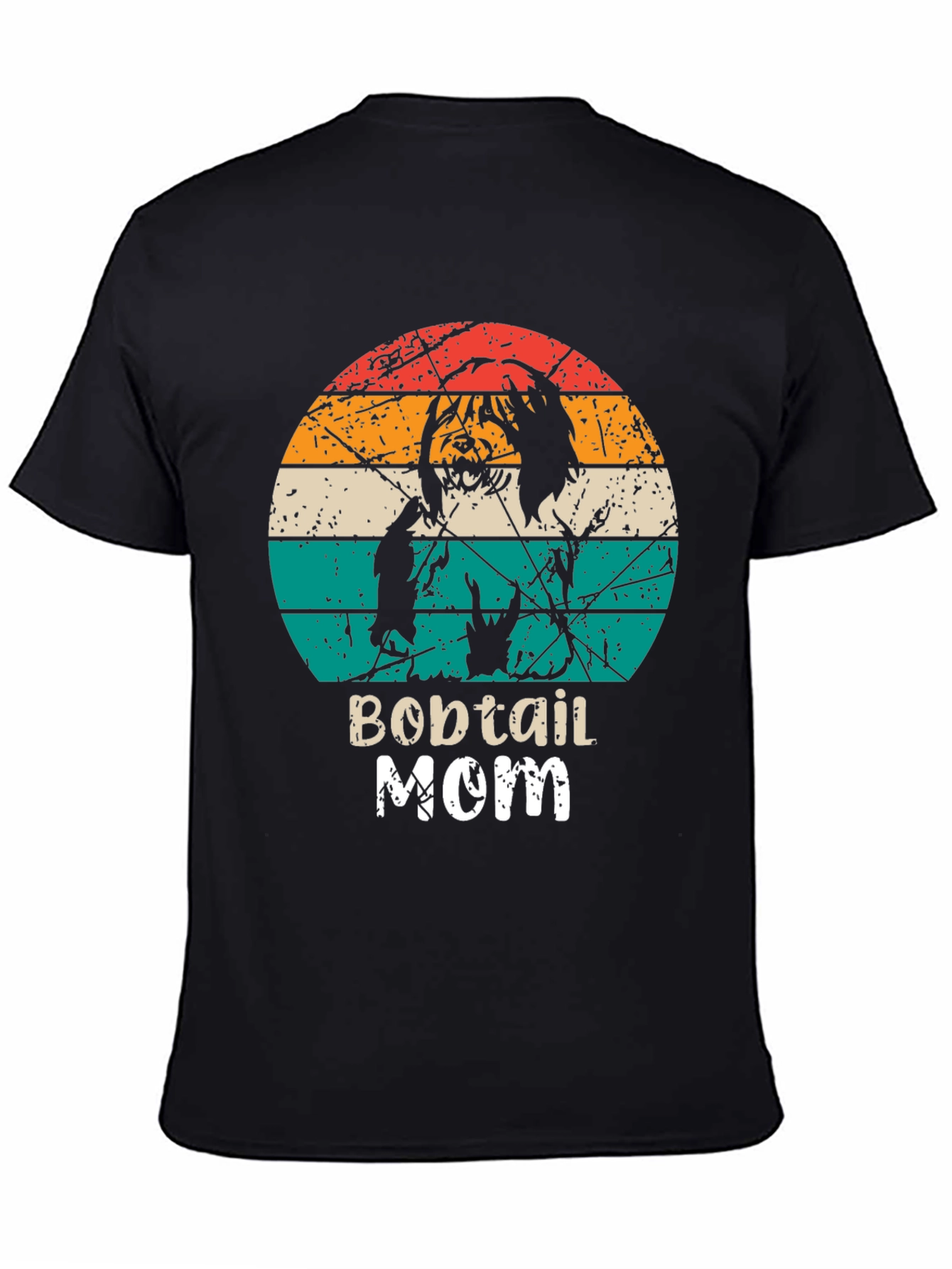 Bobtail Mom Retro T-Shirt