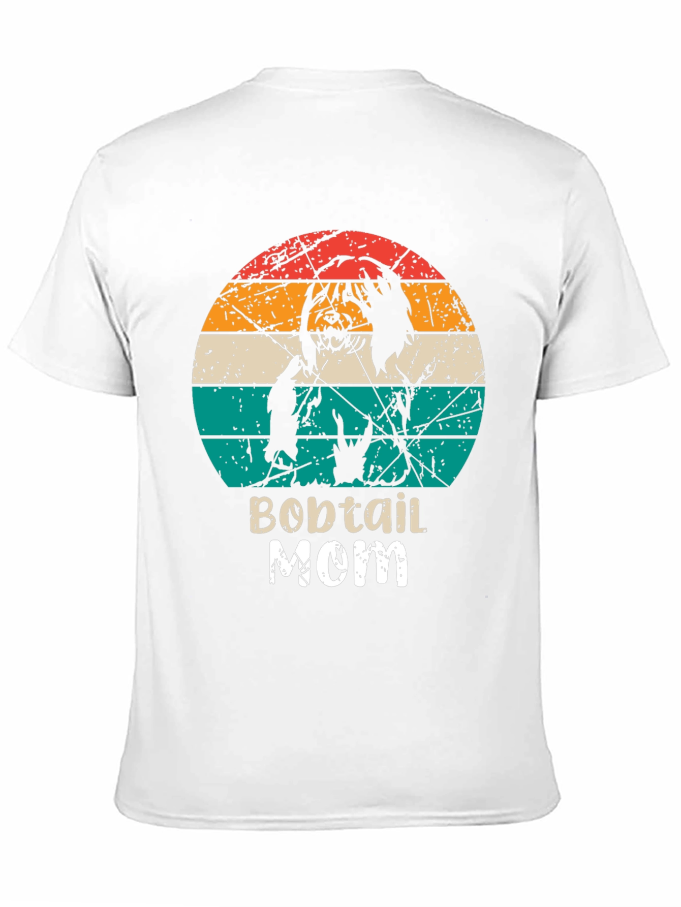 Bobtail Mom Retro T-Shirt