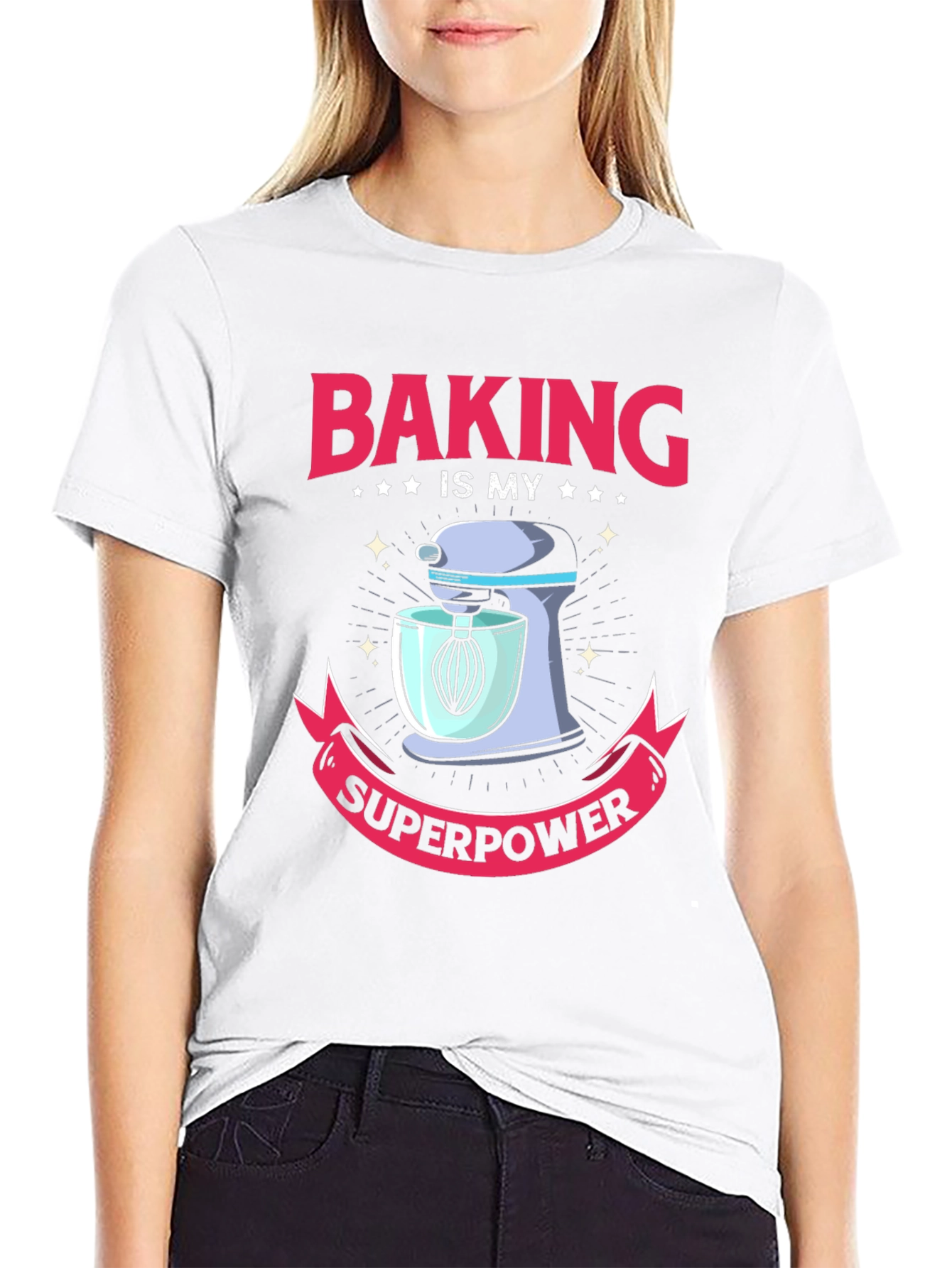 Baking is My Superpower Graphic T-Shirt