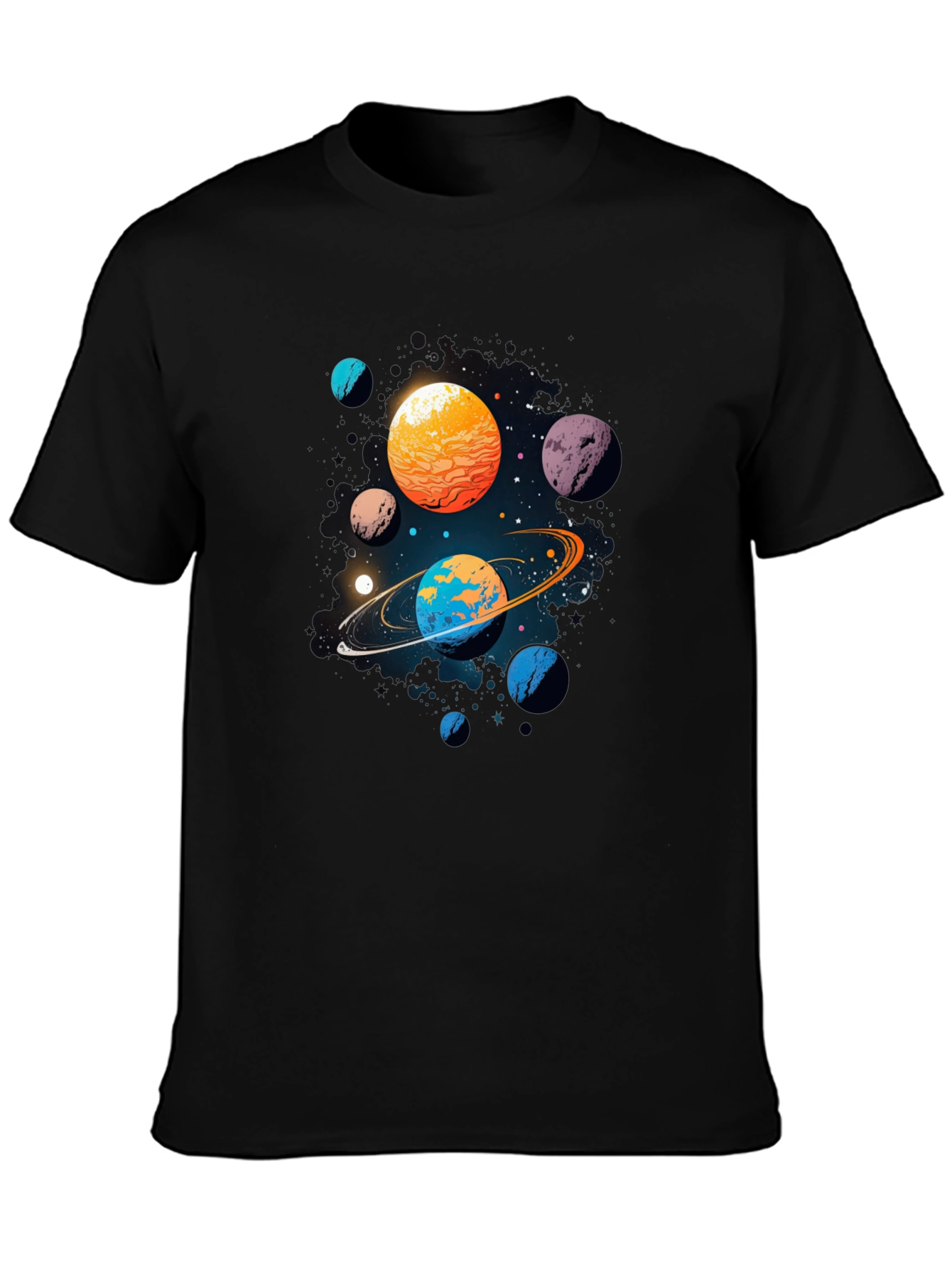 Galaxy Planets Graphic Tee