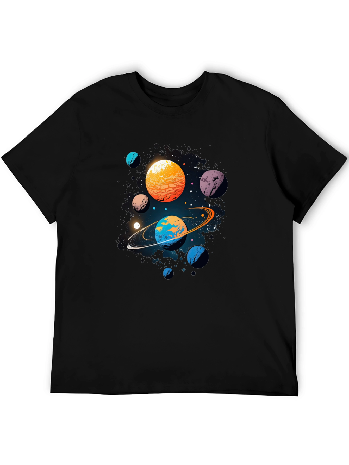 Galaxy Planets Graphic Tee