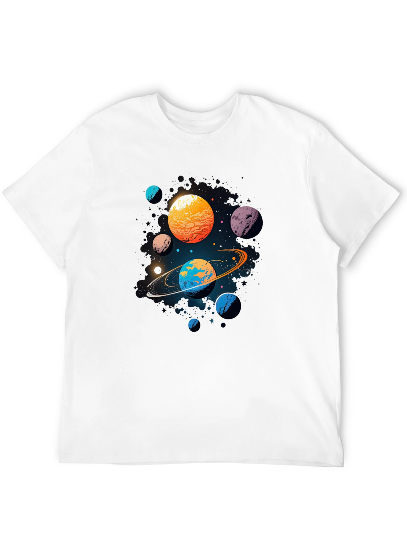 Galaxy Planets Graphic Tee