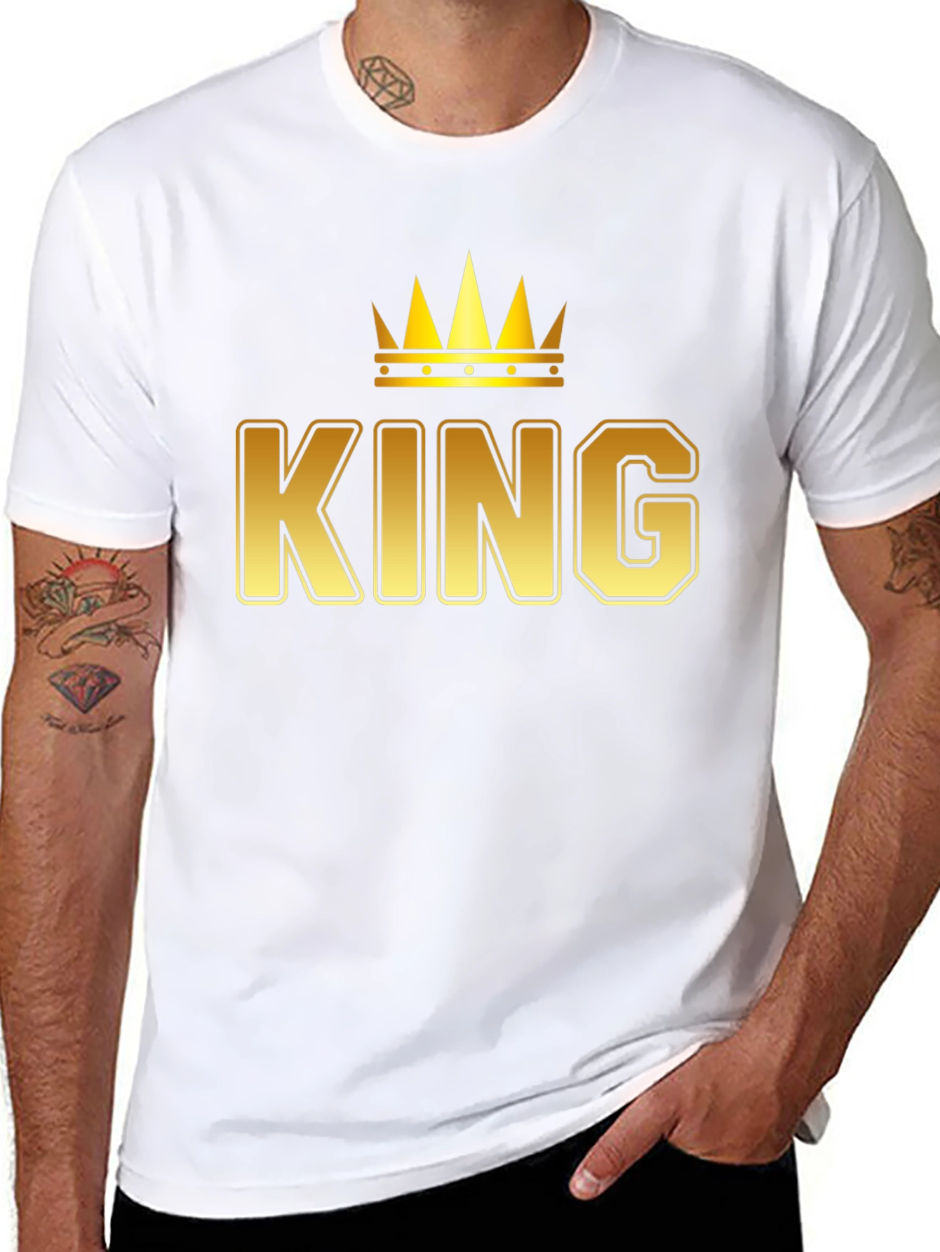King Crown Gold Graphic T-Shirt