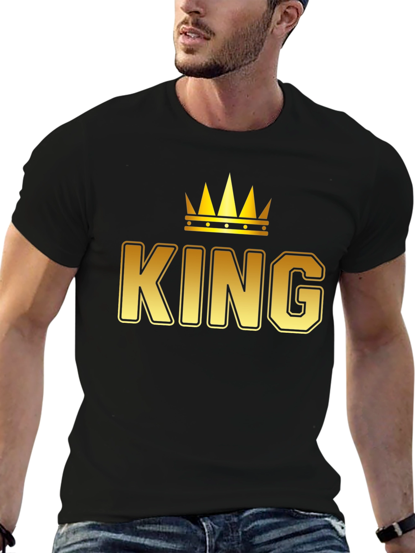 King Crown Gold Graphic T-Shirt
