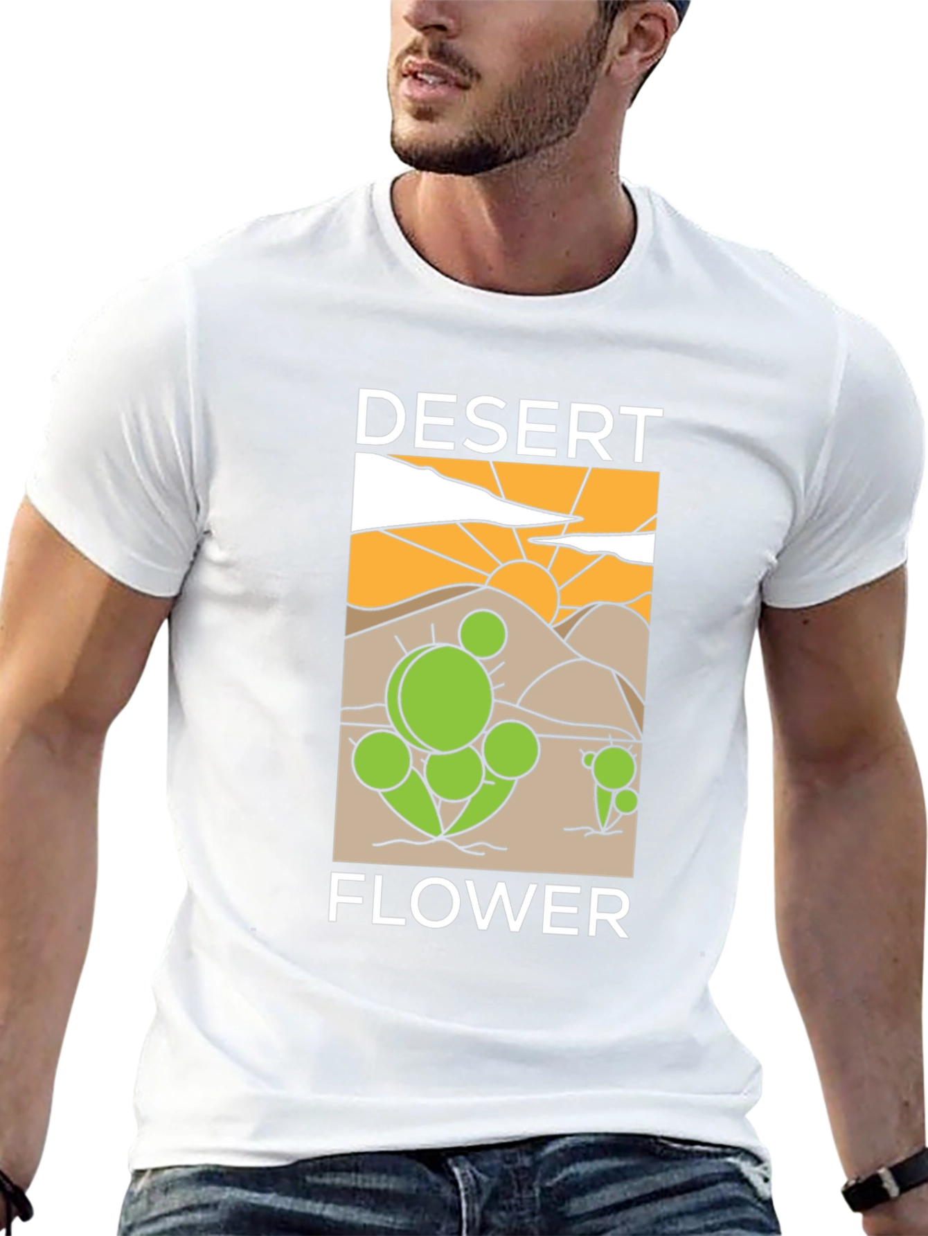 Desert Flower Graphic T-Shirt