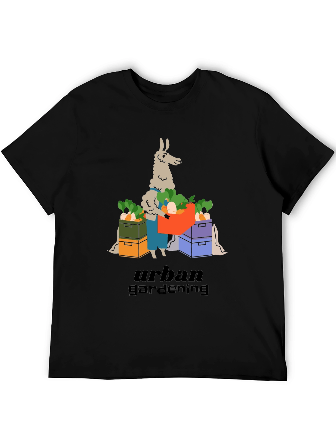 Urban Gardening Llama T-Shirt