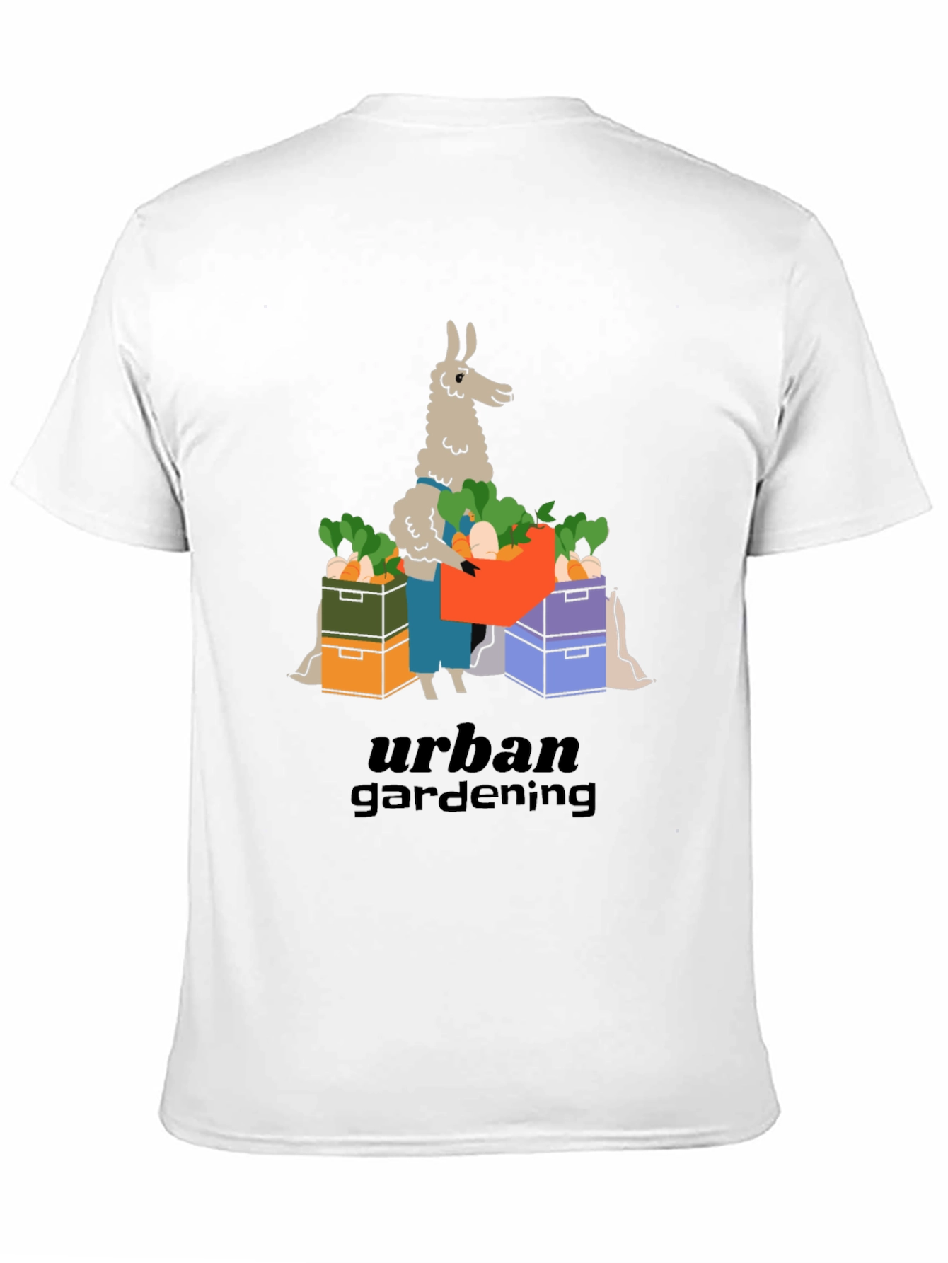 Urban Gardening Llama T-Shirt