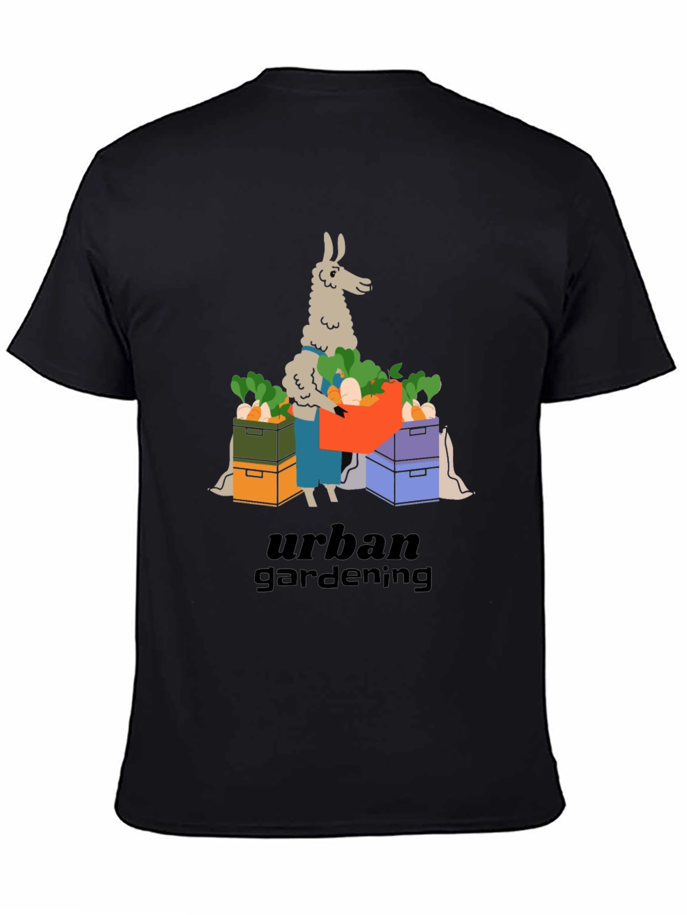 Urban Gardening Llama T-Shirt