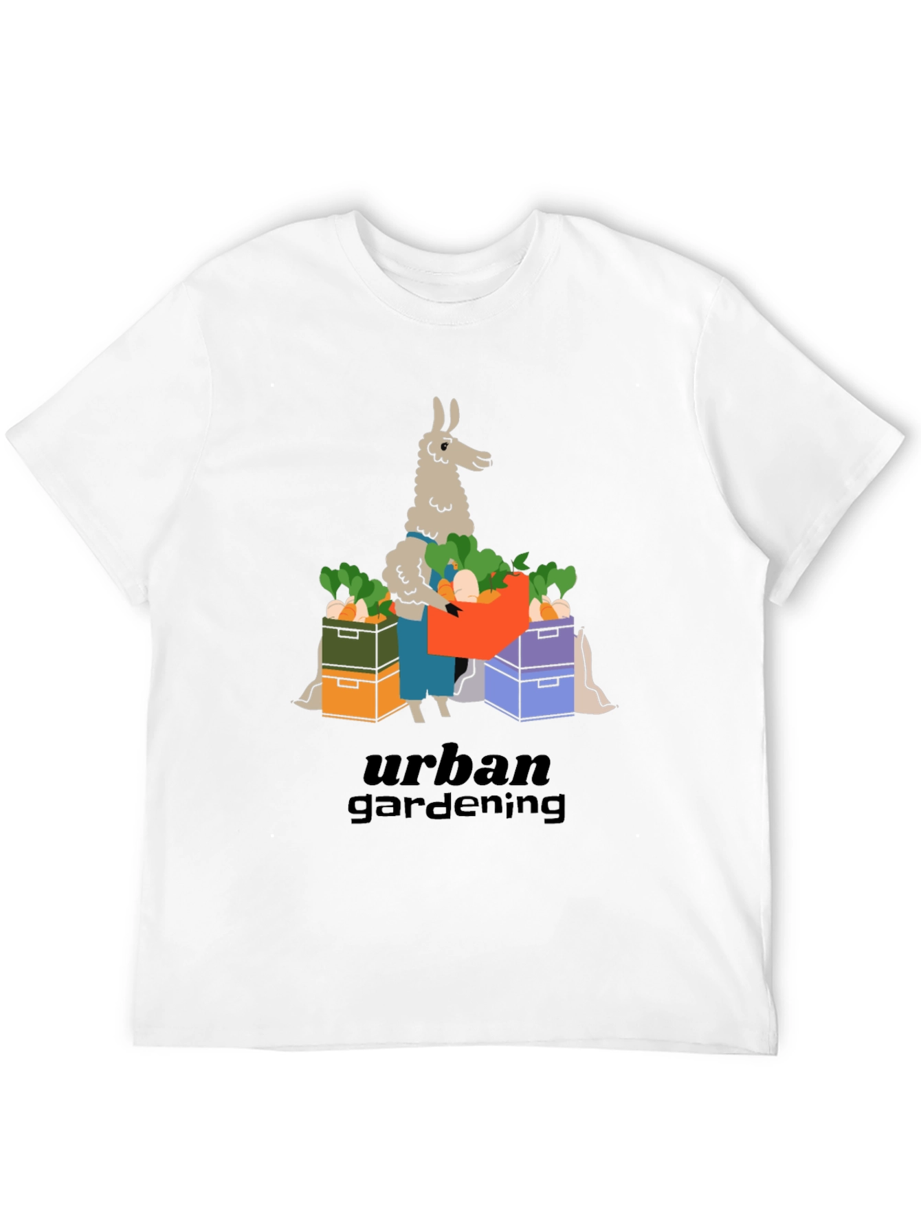 Urban Gardening Llama T-Shirt