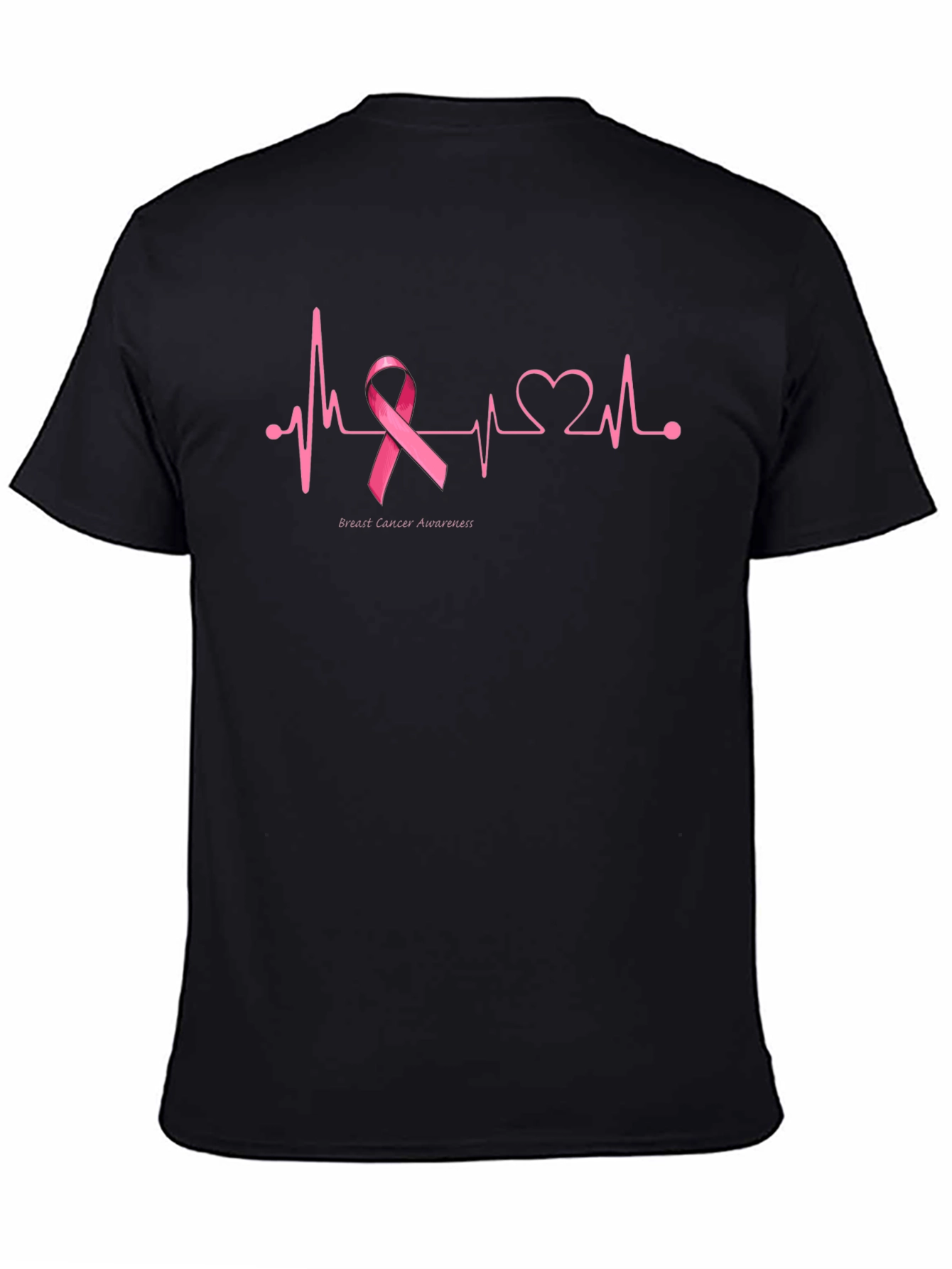 Breast Cancer Awareness Heartbeat T-Shirt