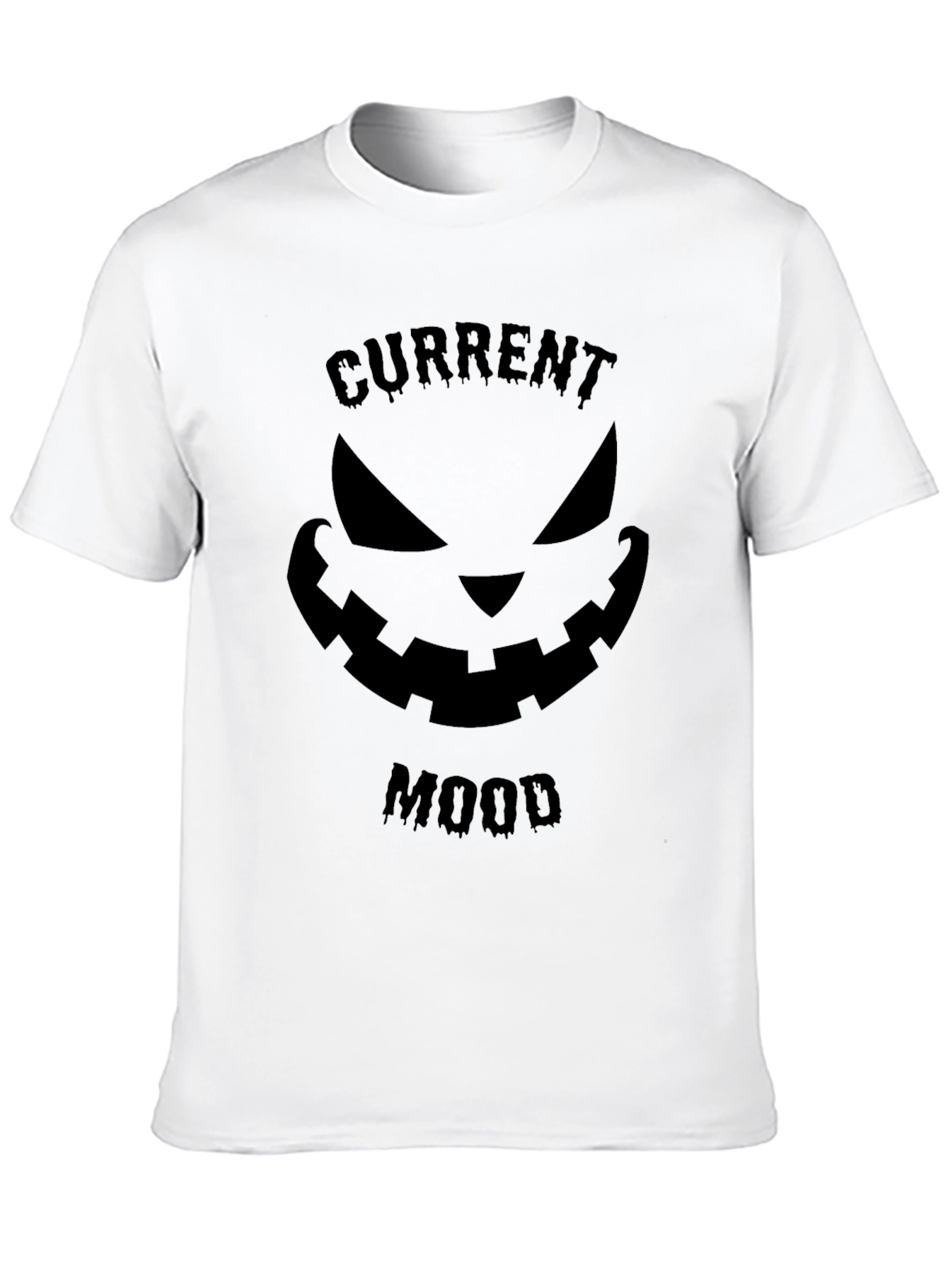 Current Mood Pumpkin Face Graphic Tee