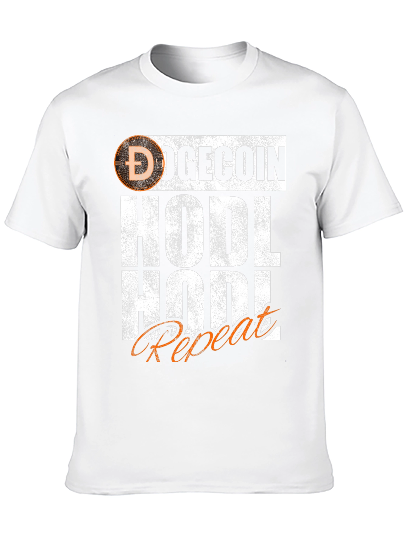 DogeCoin HODL Repeat Graphic T-Shirt