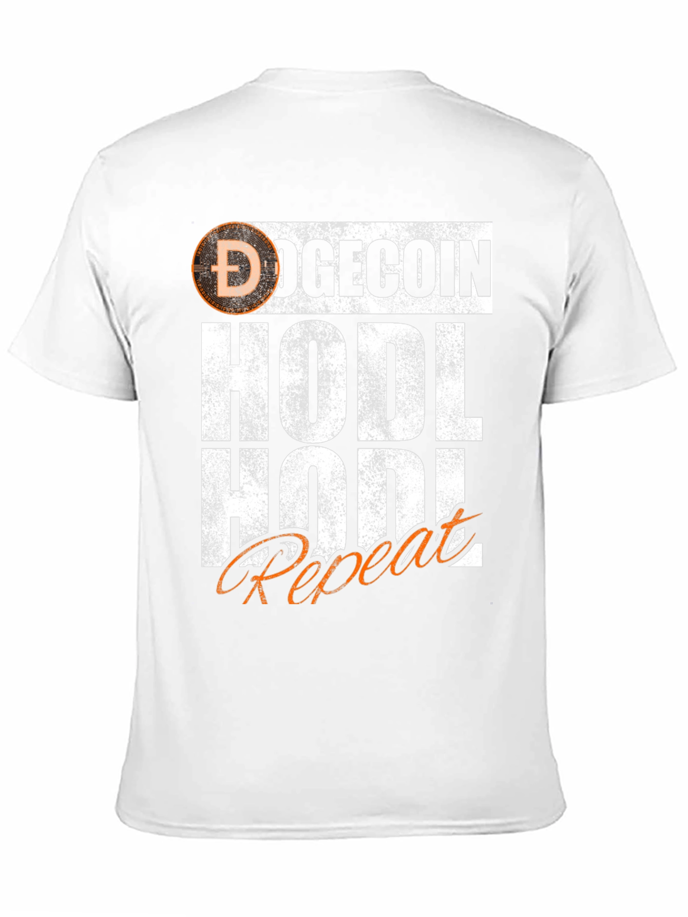 DogeCoin HODL Repeat Graphic T-Shirt