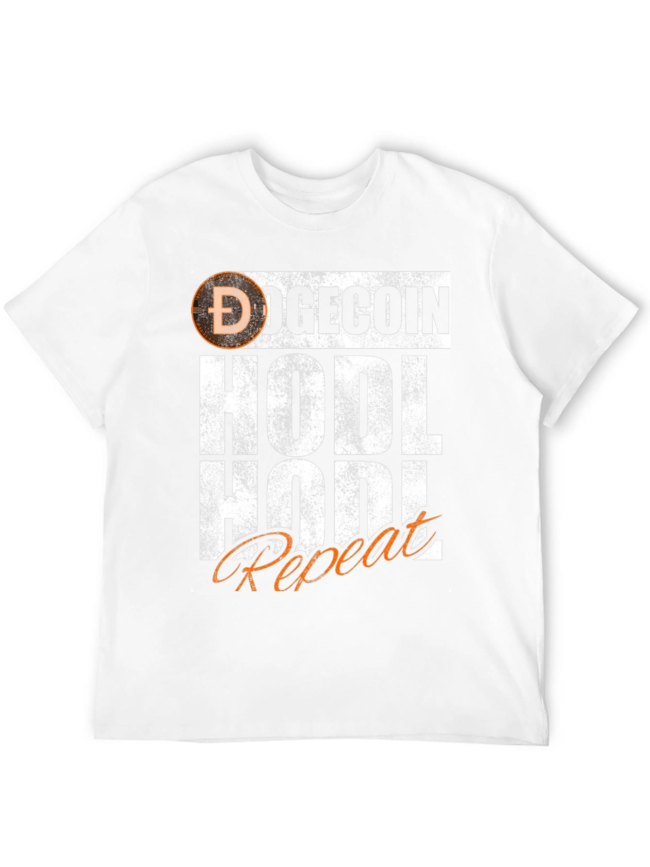 DogeCoin HODL Repeat Graphic T-Shirt