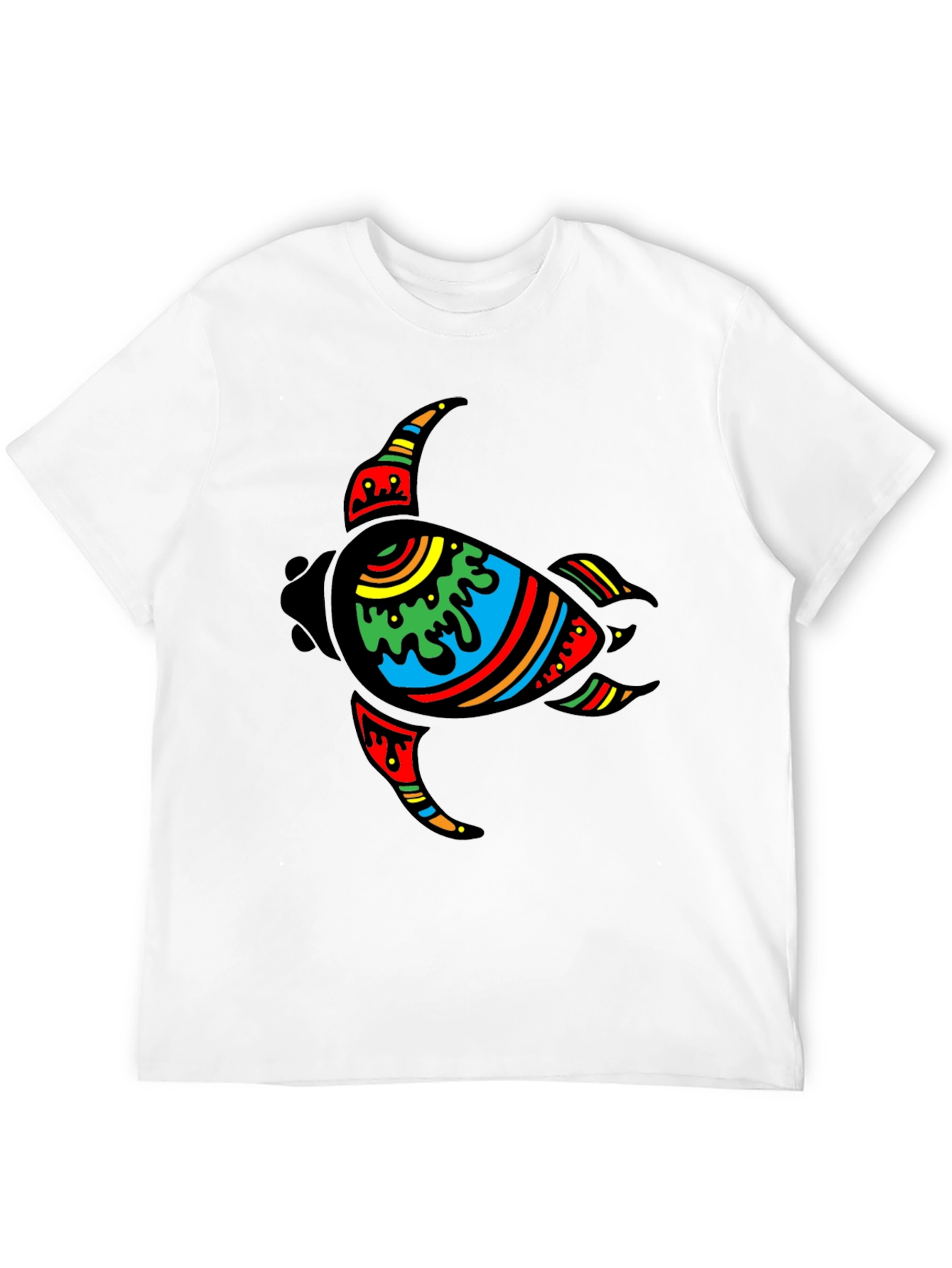 Turtle Graphic Black T-Shirt