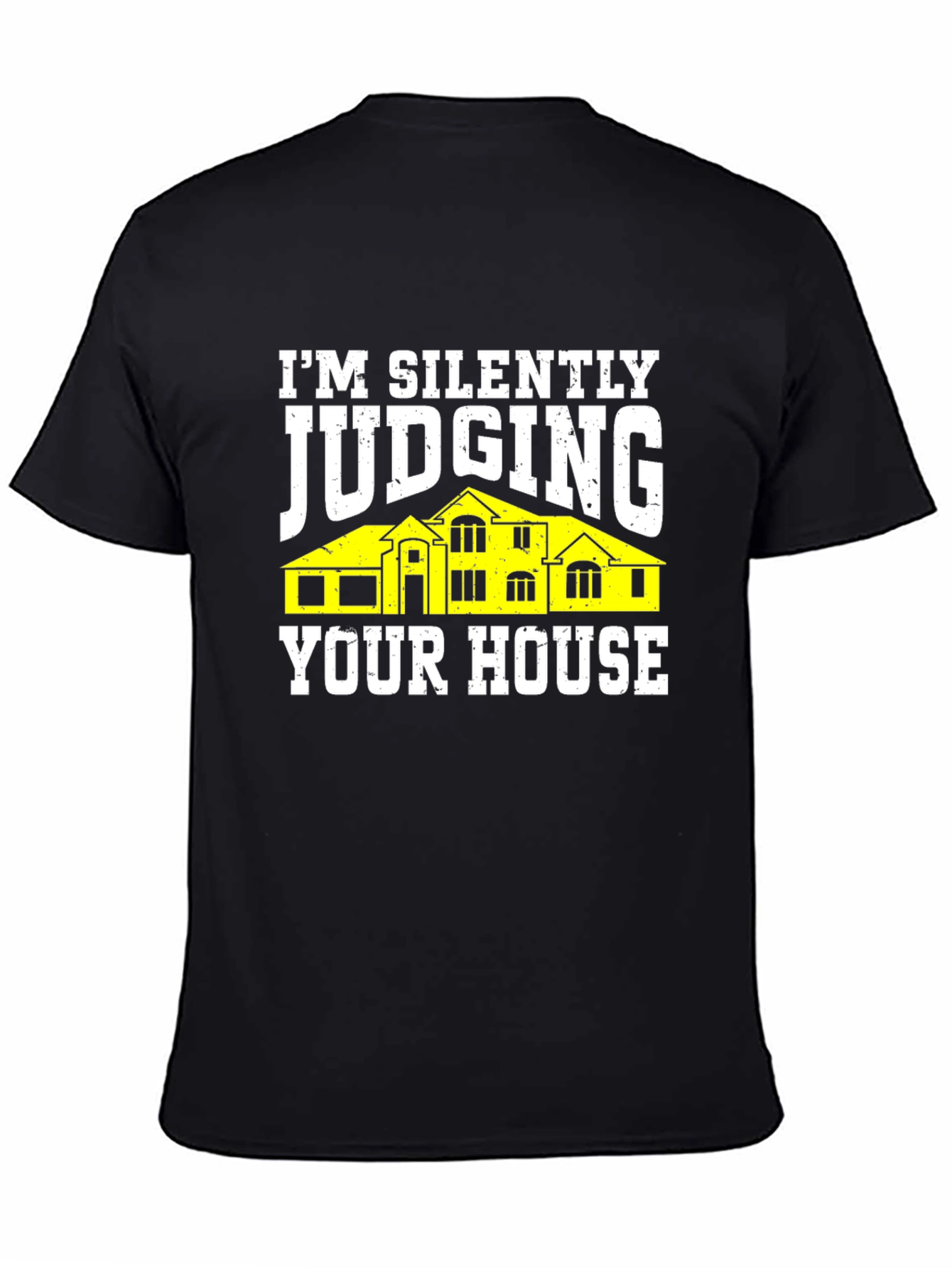 Judging Your House Graphic Tee - Black