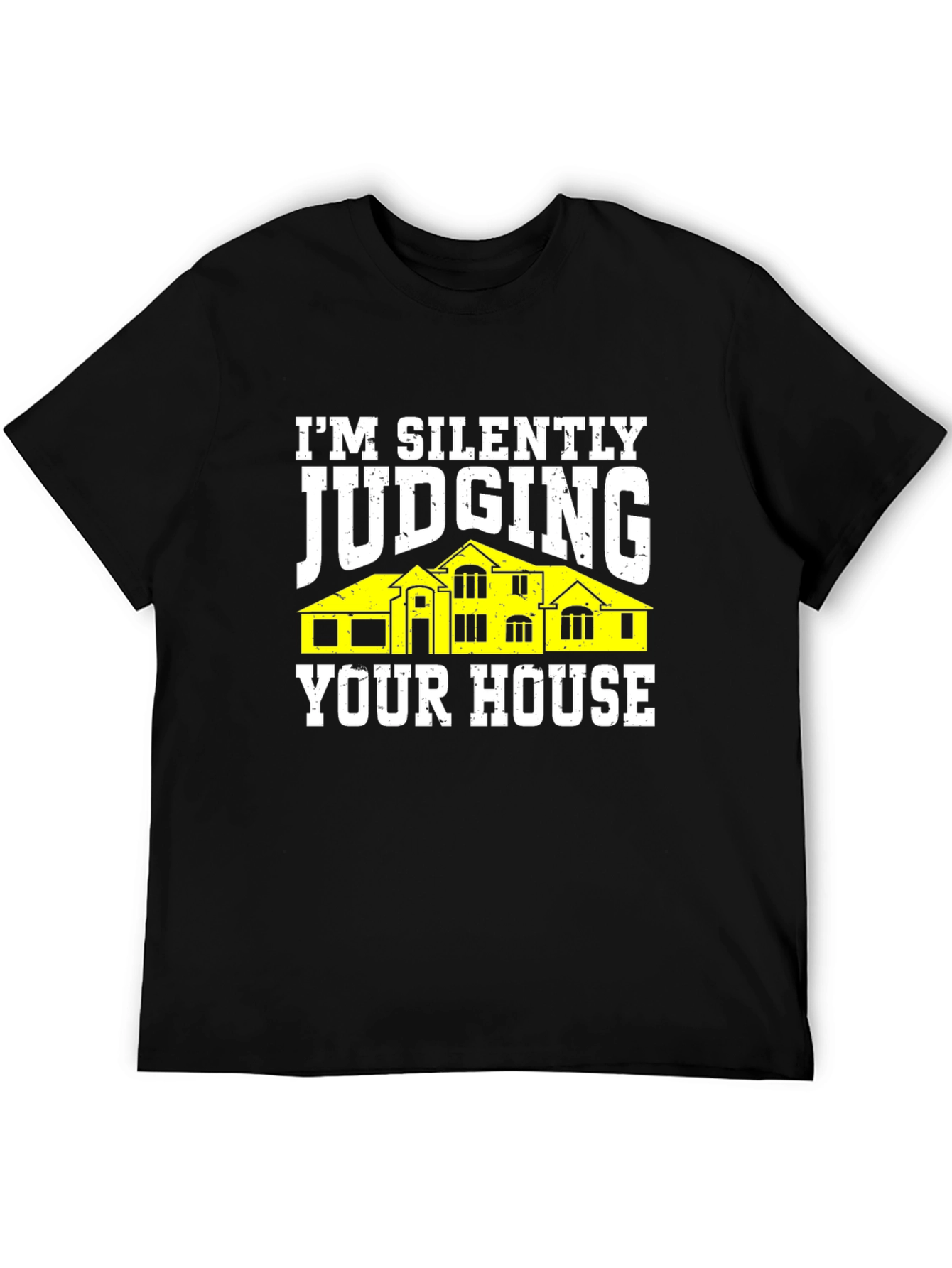 Judging Your House Graphic Tee - Black