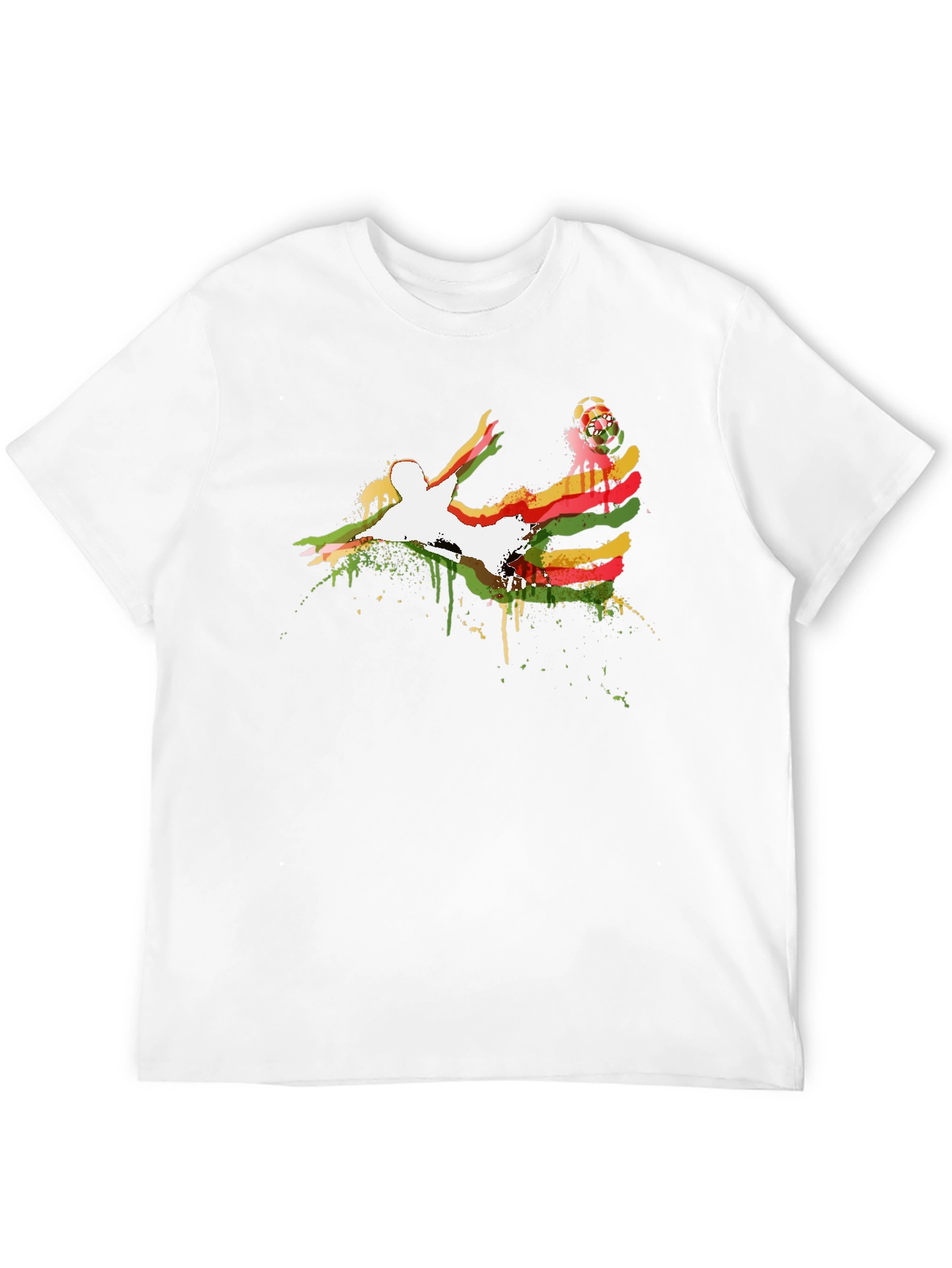 Soccer Kick Graphic T-Shirt - Unique Style