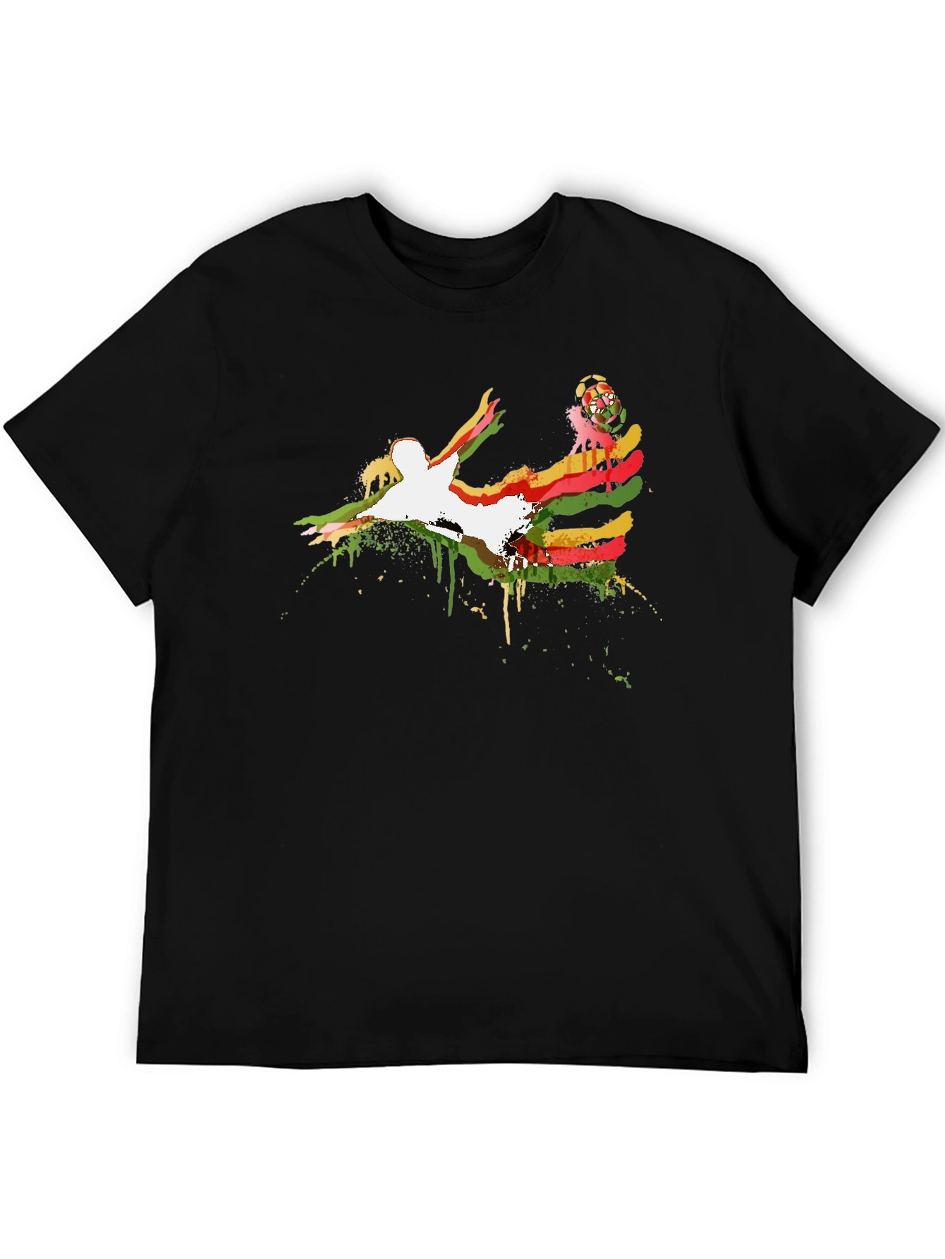 Soccer Kick Graphic T-Shirt - Unique Style