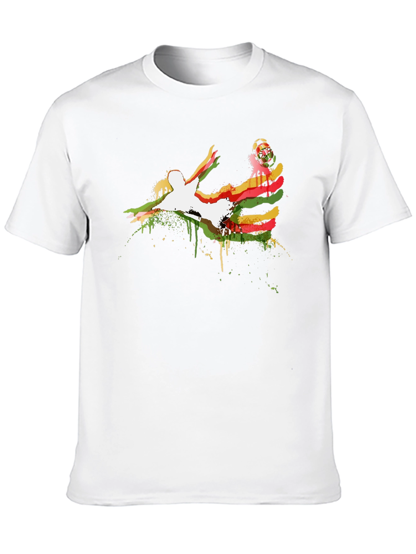 Soccer Kick Graphic T-Shirt - Unique Style