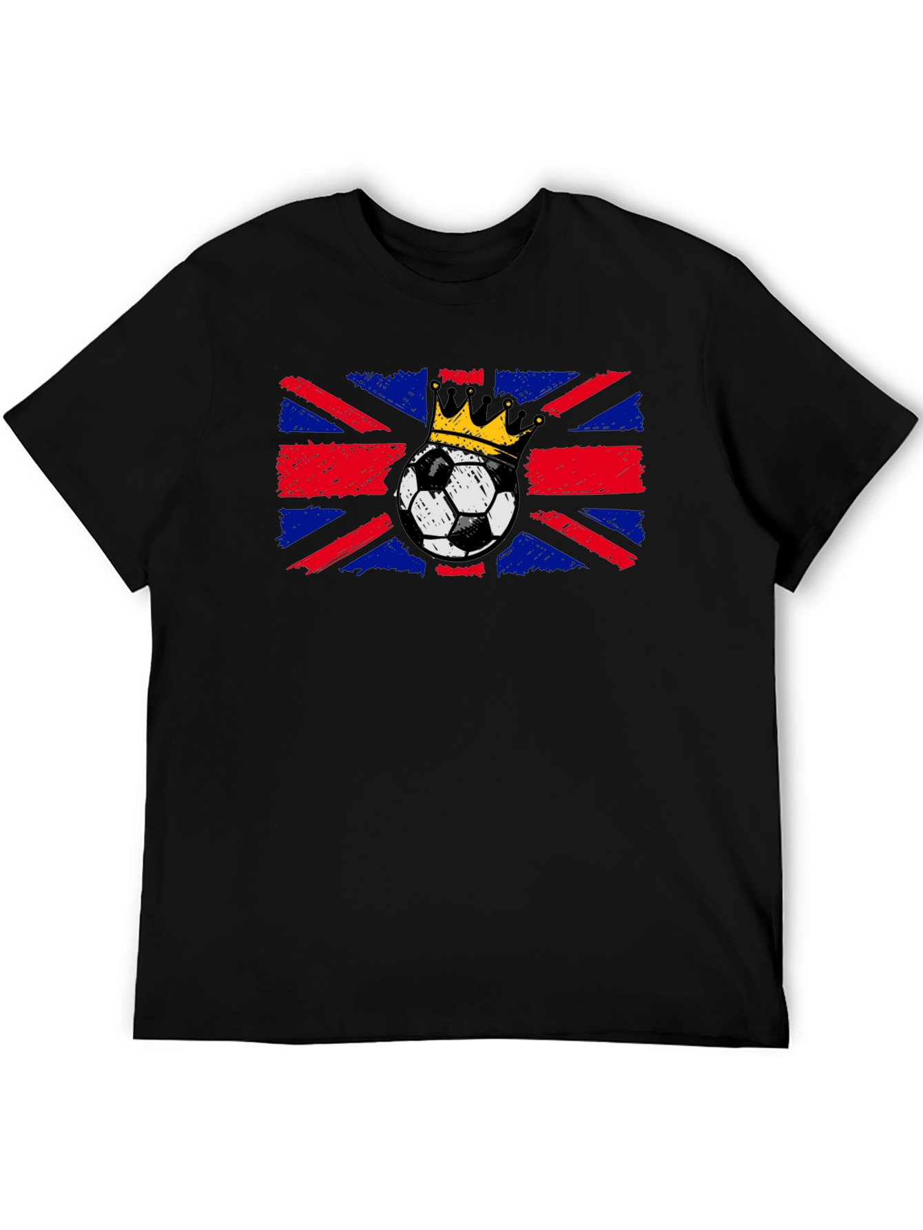 British Flag Soccer King T-Shirt