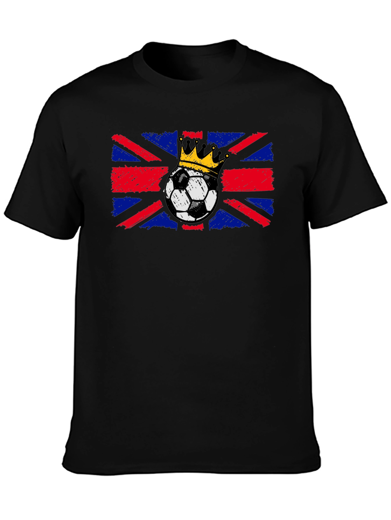 British Flag Soccer King T-Shirt