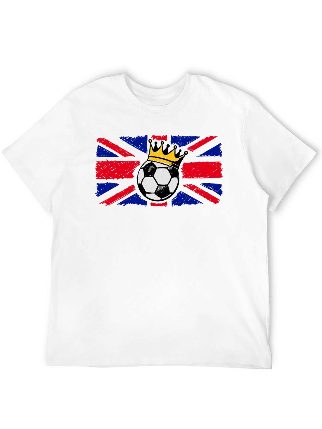 British Flag Soccer King T-Shirt