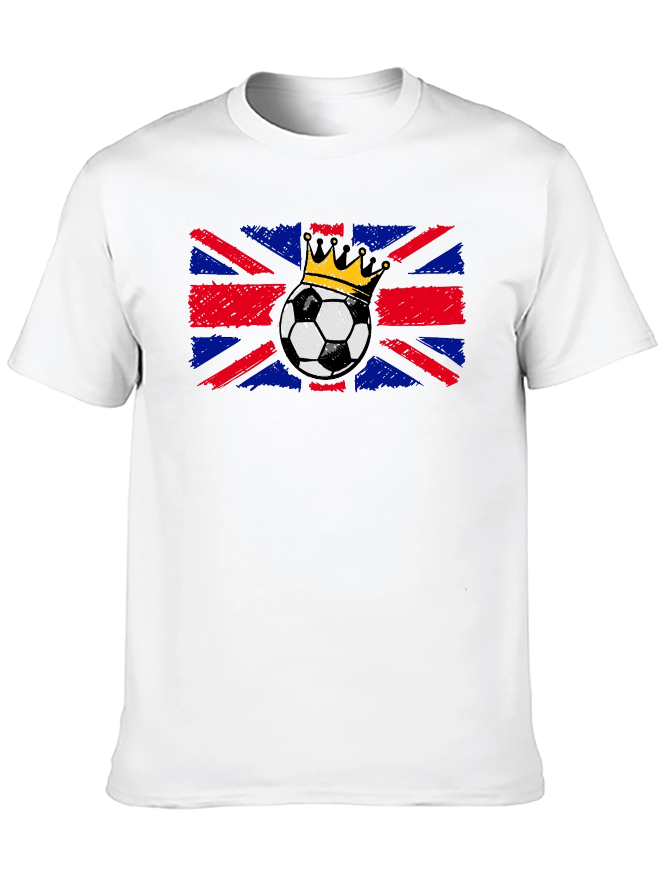 British Flag Soccer King T-Shirt