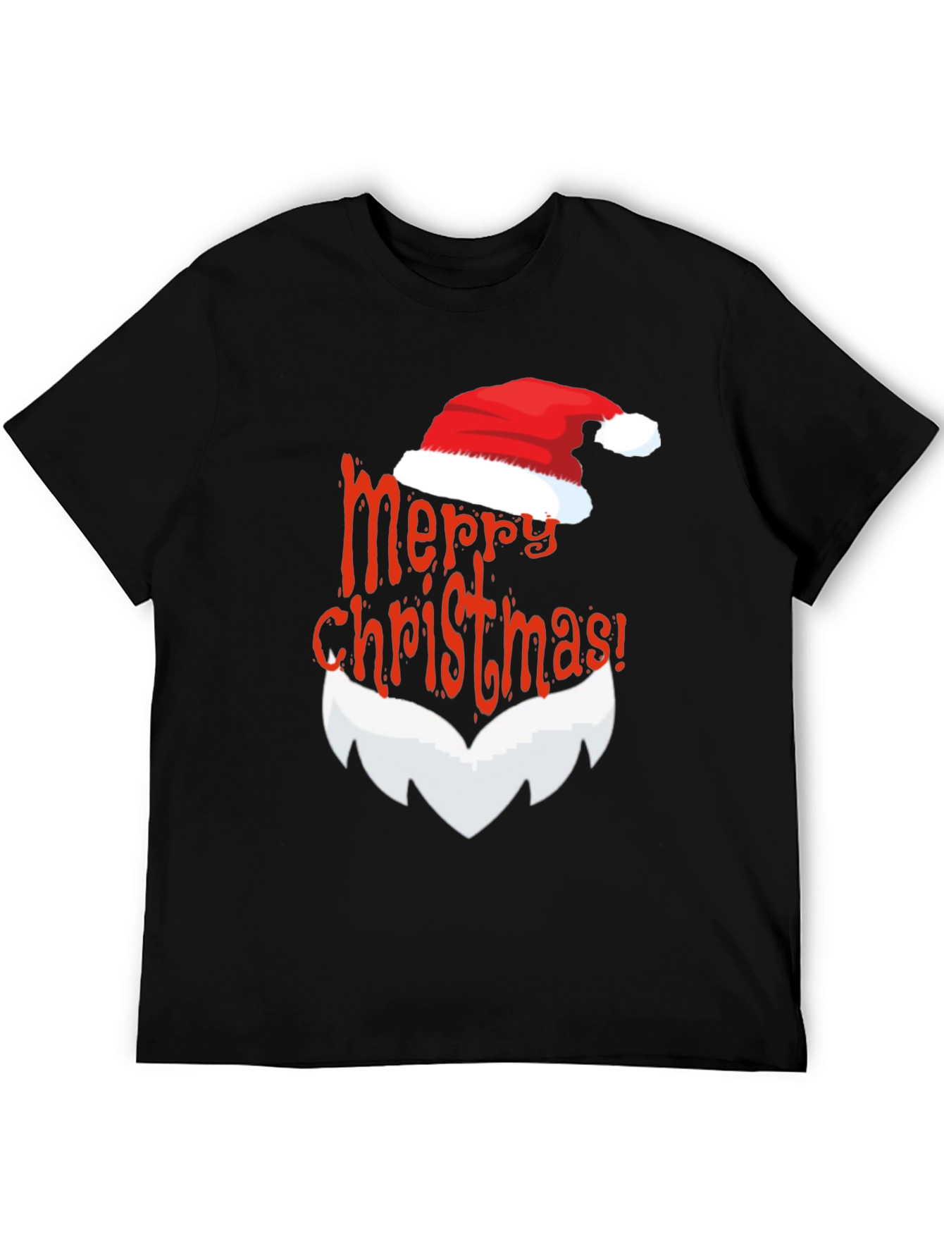 Festive Santa Claus Merry Christmas T-Shirt