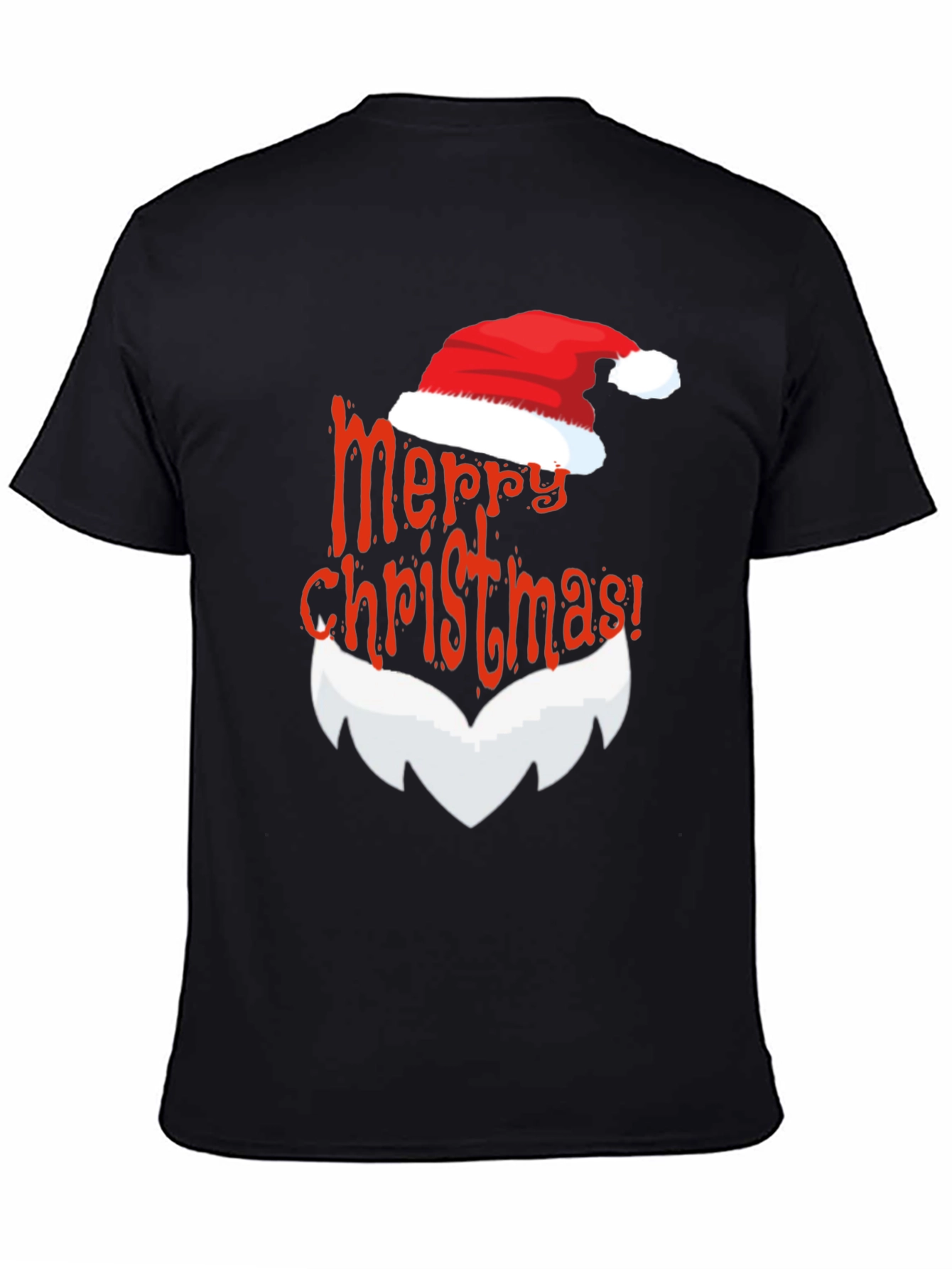 Festive Santa Claus Merry Christmas T-Shirt