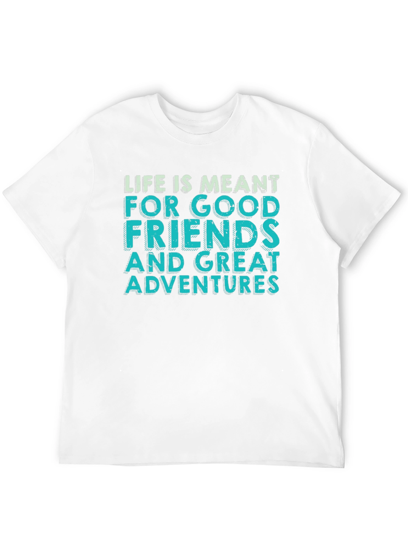 Adventure Awaits Graphic Tee - Mens Black T-Shirt
